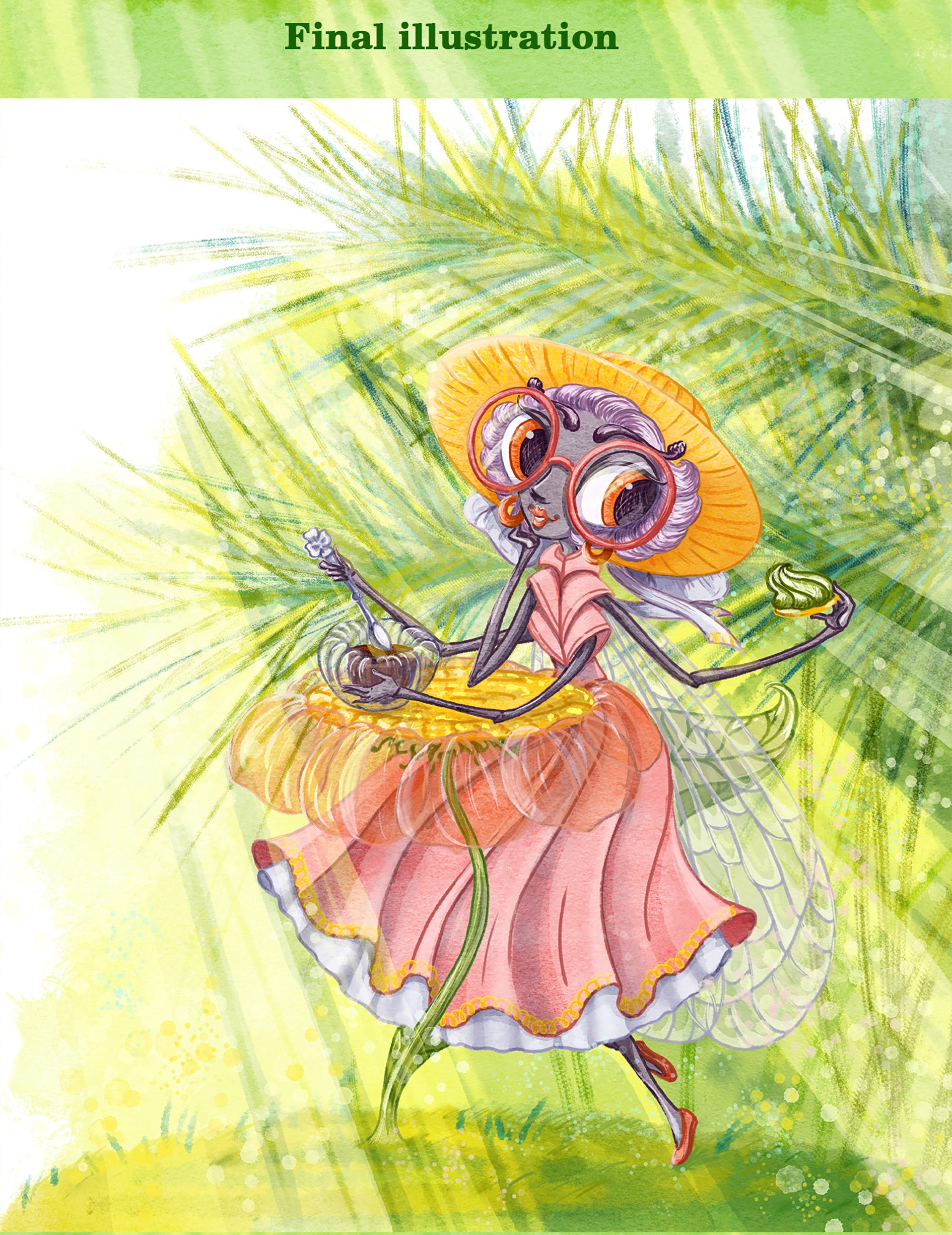 Иллюстрация Муши для издательства "Добрый Великан" — Изображение №5 — Иллюстрация на Dprofile