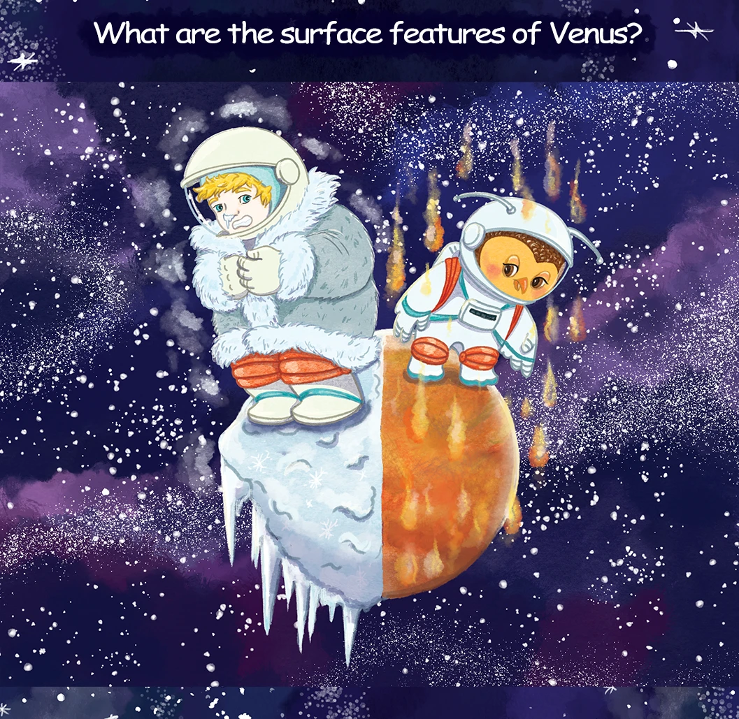 Планеты Солнечной системы для журнала "Читайка" — Изображение №6 — Иллюстрация на Dprofile