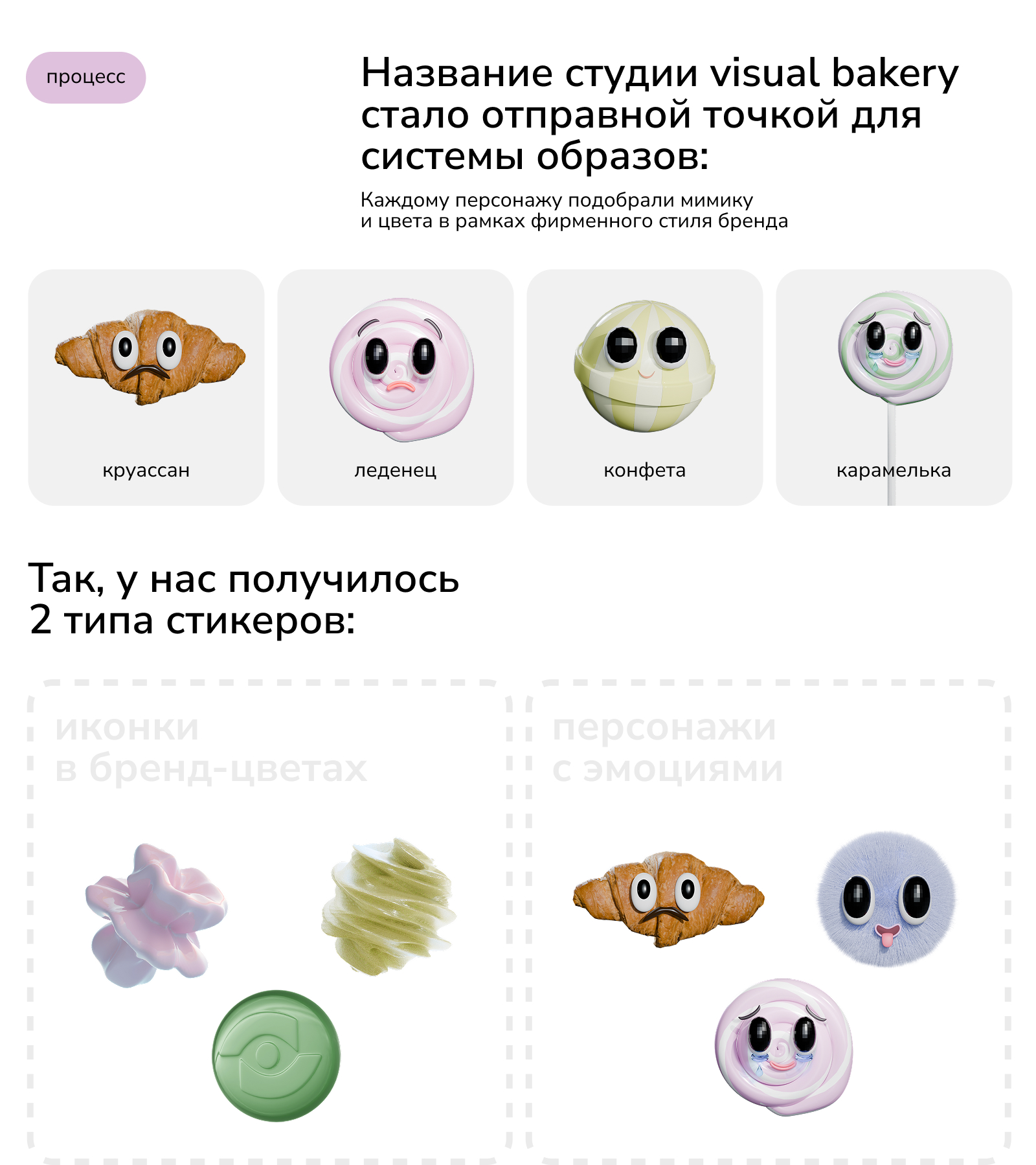 бренд-персонажи cg & ai студии visual bakery — Изображение №2 — Брендинг, 3D на Dprofile