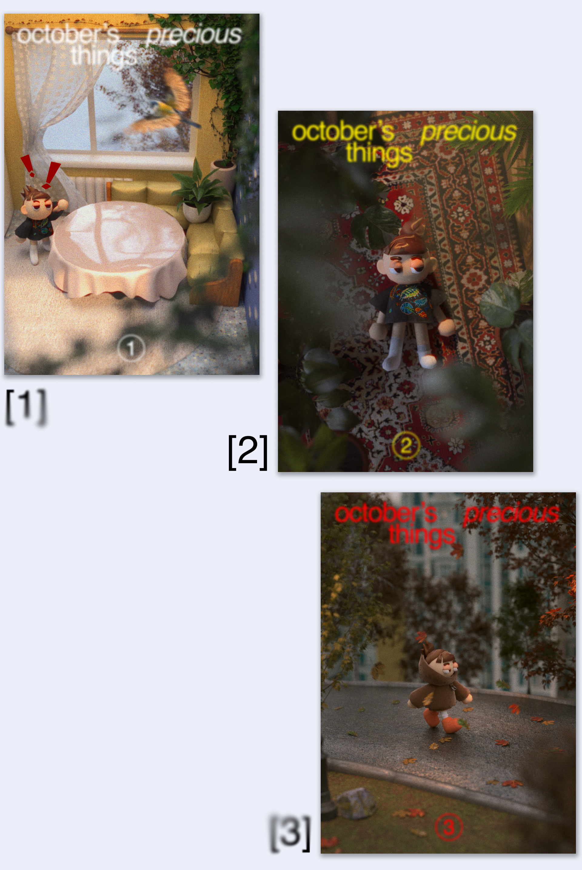 Визуальный дневник (октябрь 2025) — Изображение №2 — Иллюстрация, 3D на Dprofile