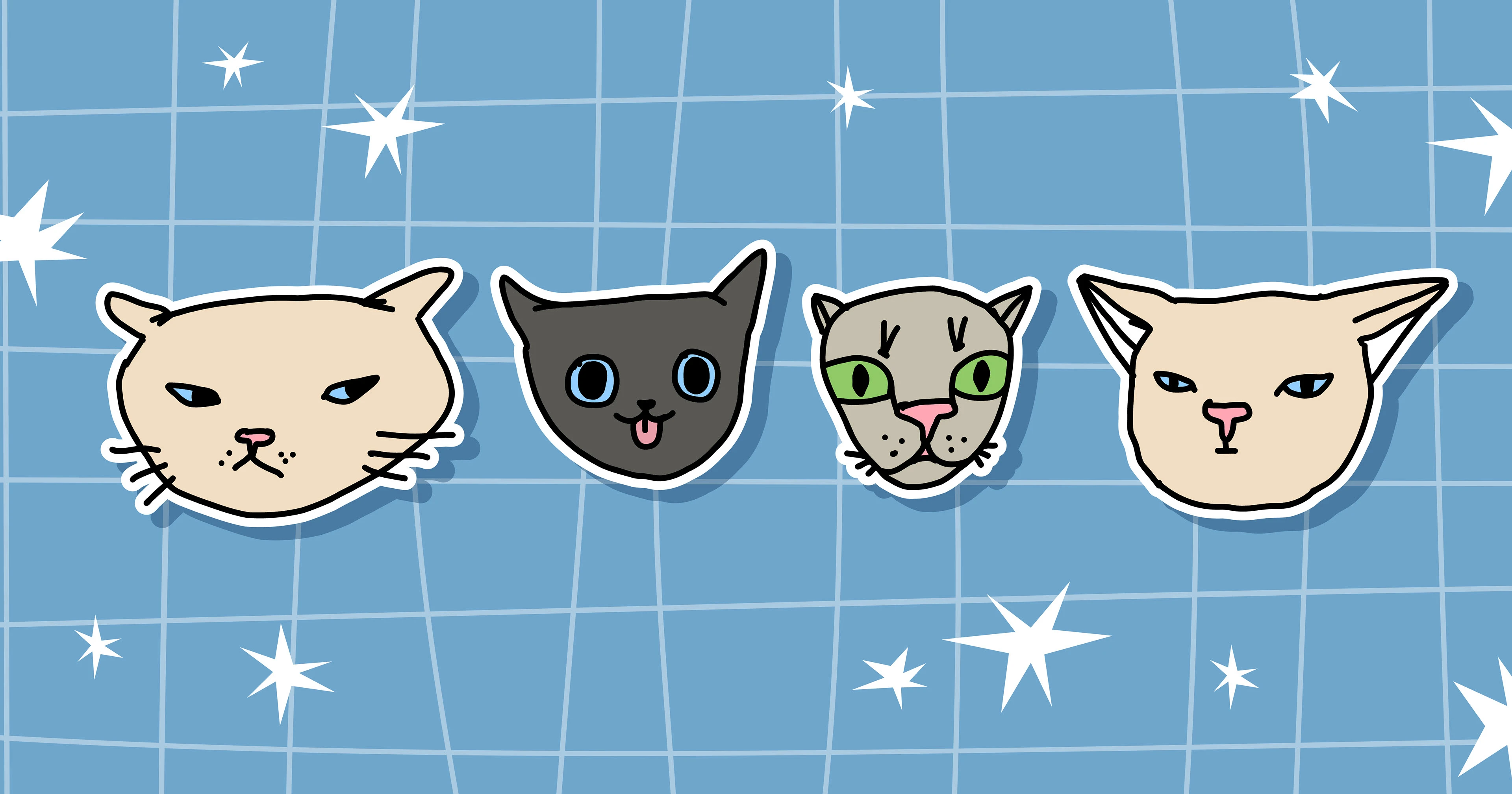 Мемные коты стикеры — Изображение №7 — Брендинг, Иллюстрация на Dprofile