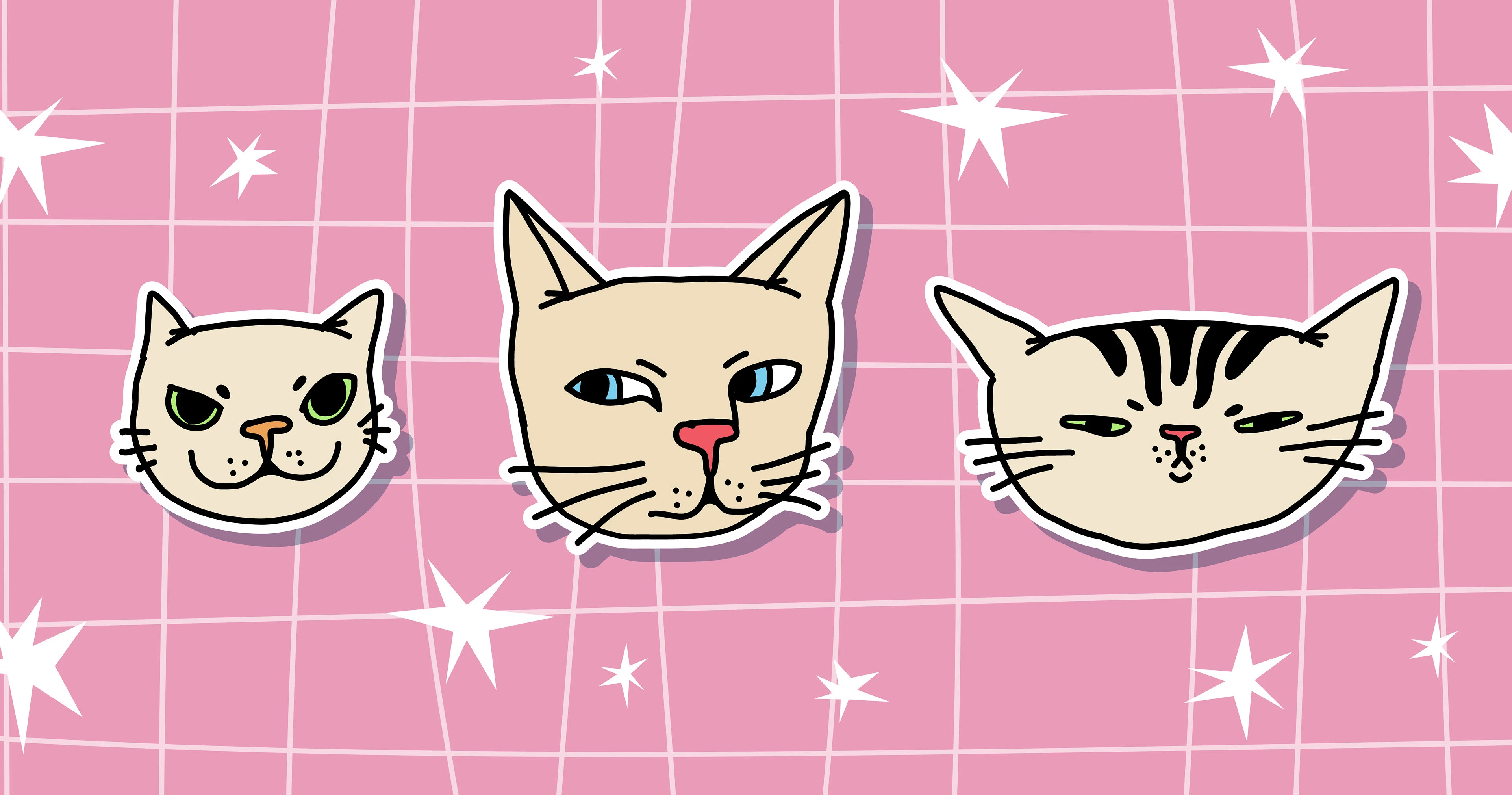 Мемные коты стикеры — Изображение №4 — Брендинг, Иллюстрация на Dprofile