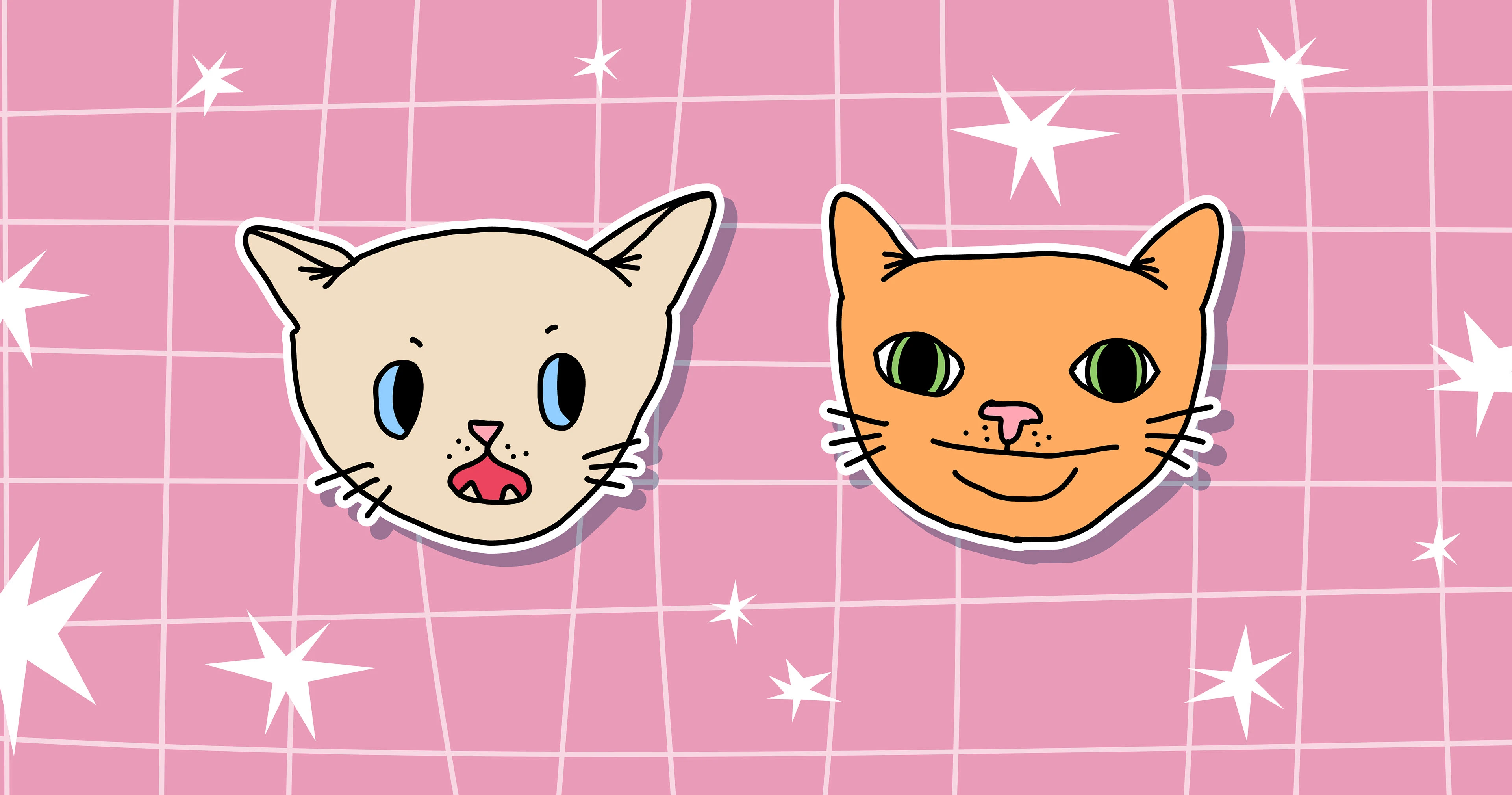 Мемные коты стикеры — Изображение №8 — Брендинг, Иллюстрация на Dprofile
