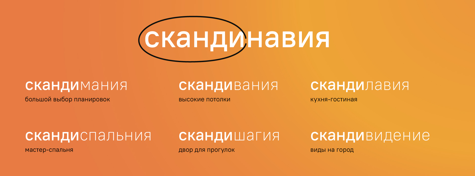 Разработка рекламной кампании ЖК «Скандинавия» — Изображение №2 — Брендинг, Маркетинг на Dprofile