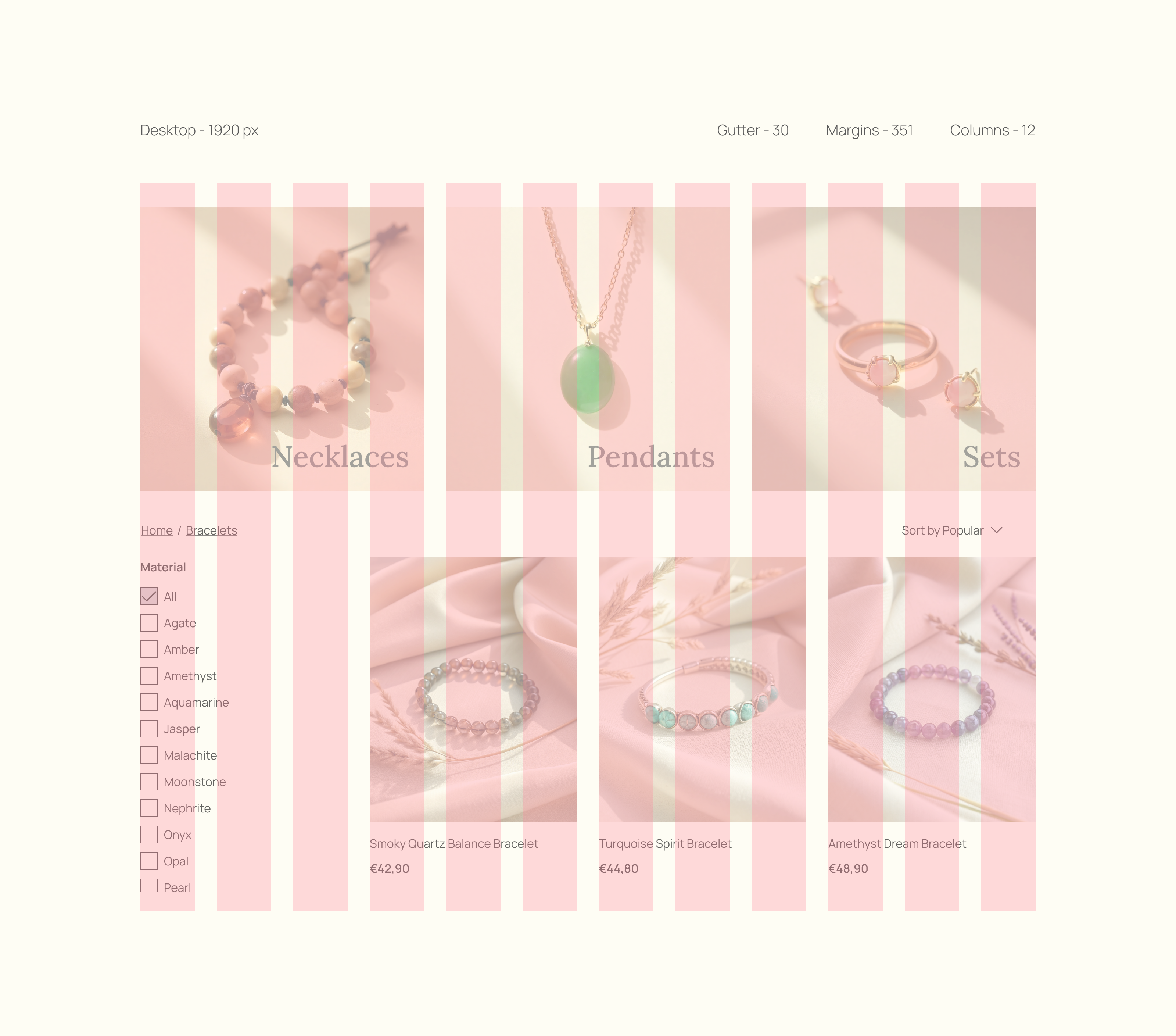 Altair Jewelry — Концепт e-commerce сайта — Изображение №6 — Интерфейсы, Брендинг на Dprofile