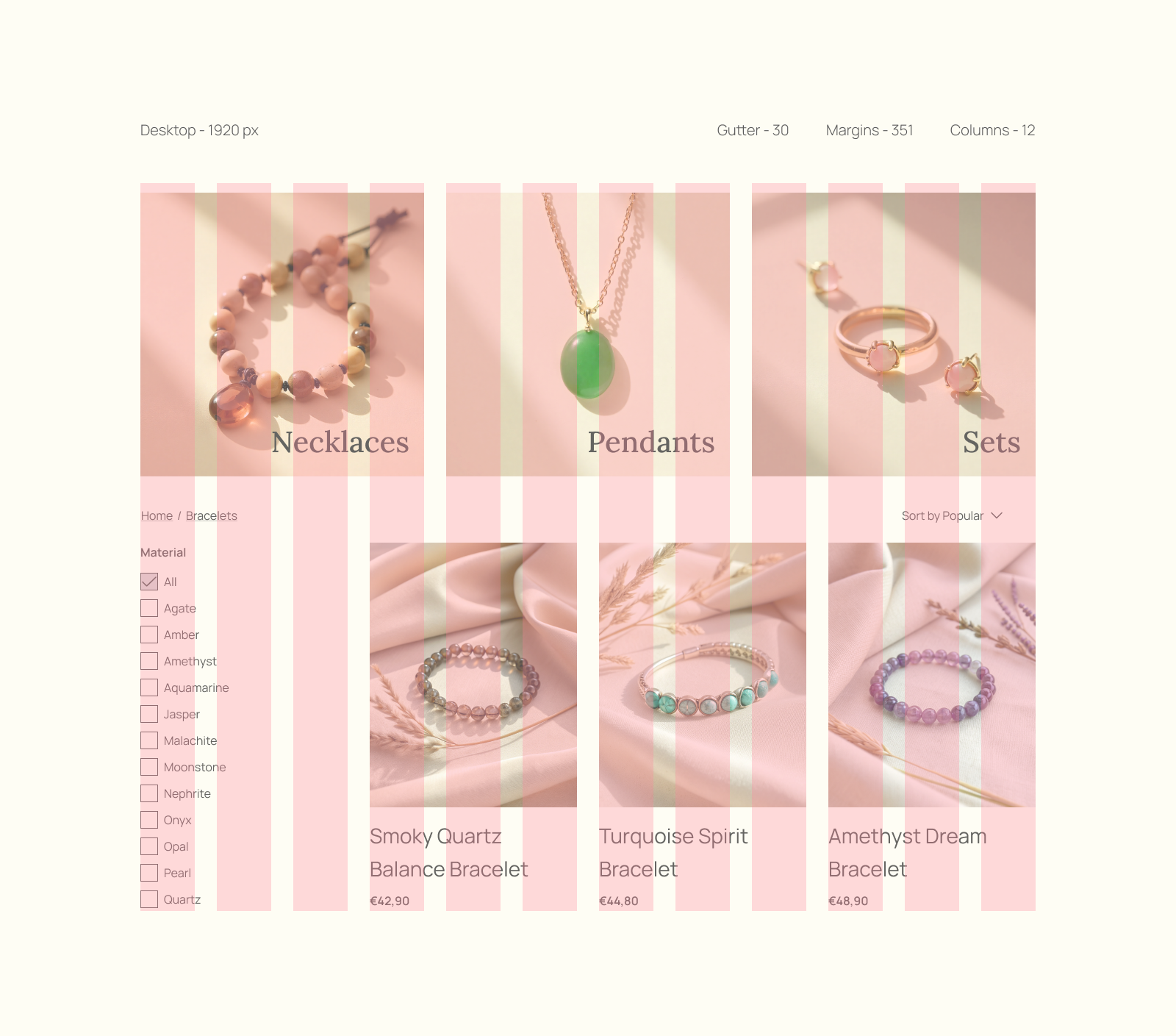 Altair Jewelry — Концепт e-commerce сайта — Изображение №6 — Интерфейсы, Брендинг на Dprofile