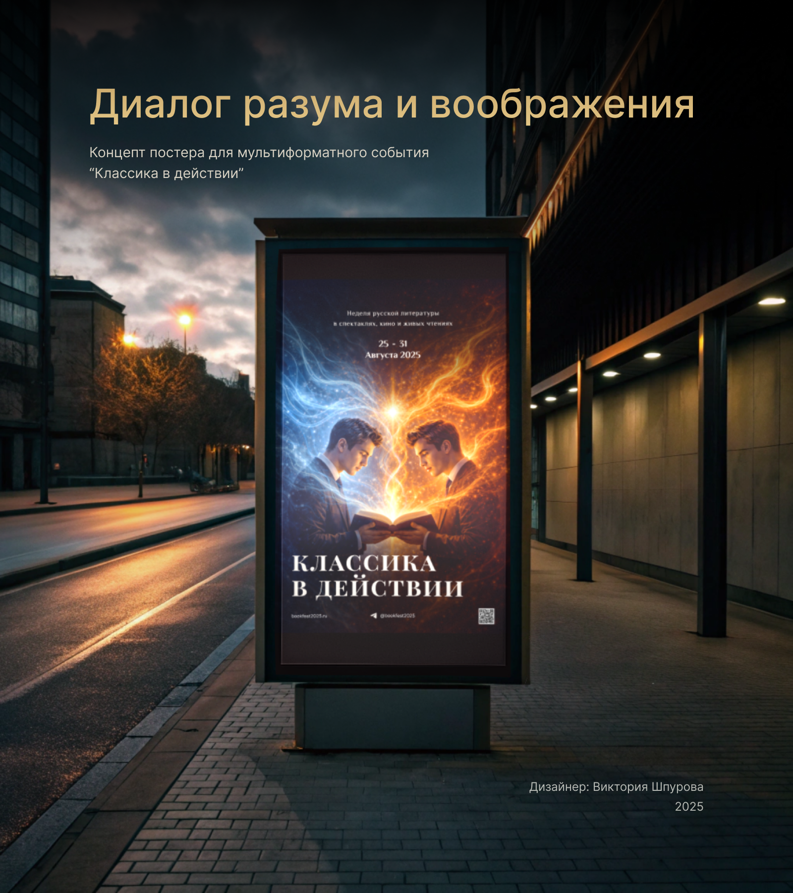 Диалог разума и воображения — Концепт постера — Изображение №1 — Графика на Dprofile