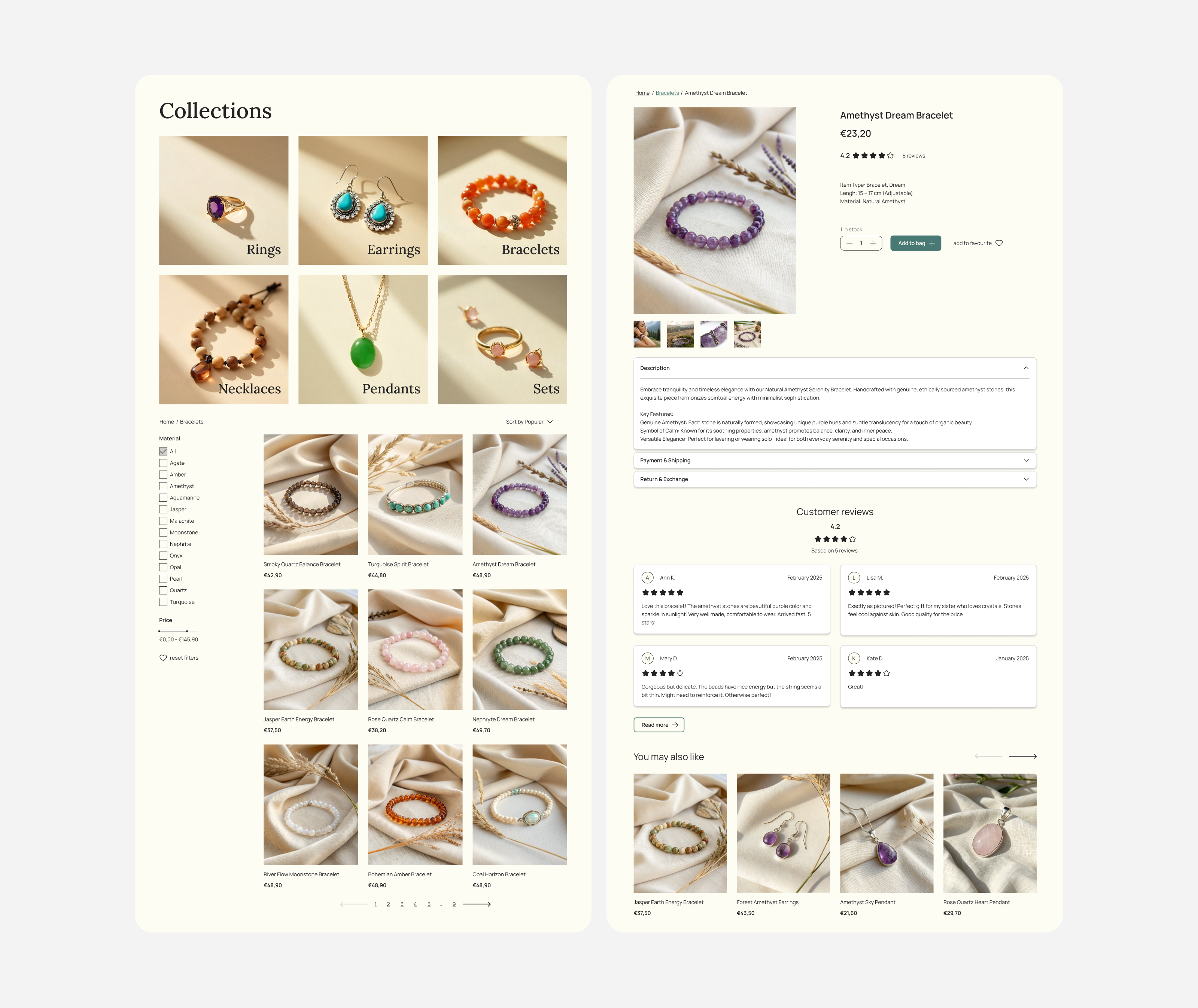 Altair Jewelry — Концепт e-commerce сайта — Изображение №4 — Интерфейсы, Брендинг на Dprofile