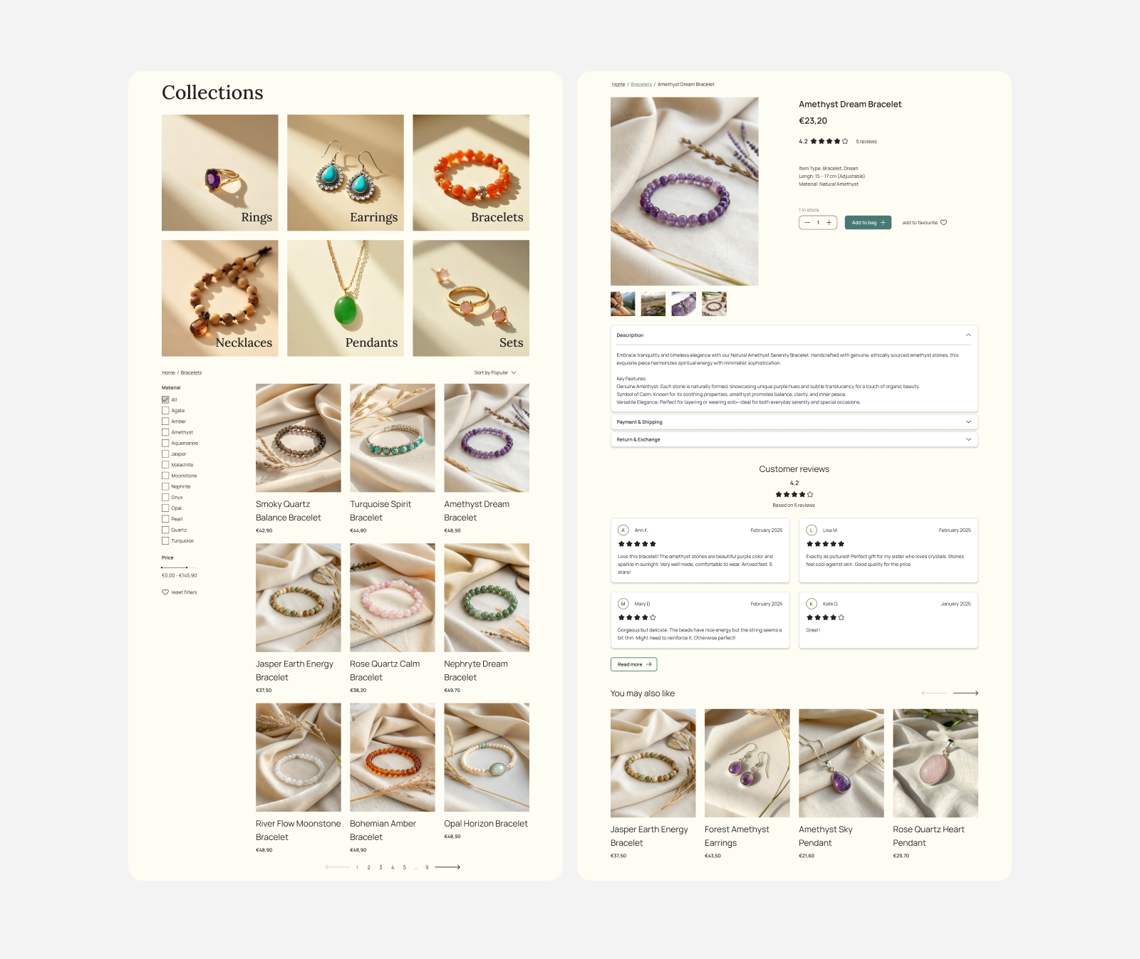 Altair Jewelry — Концепт e-commerce сайта — Изображение №4 — Интерфейсы, Брендинг на Dprofile