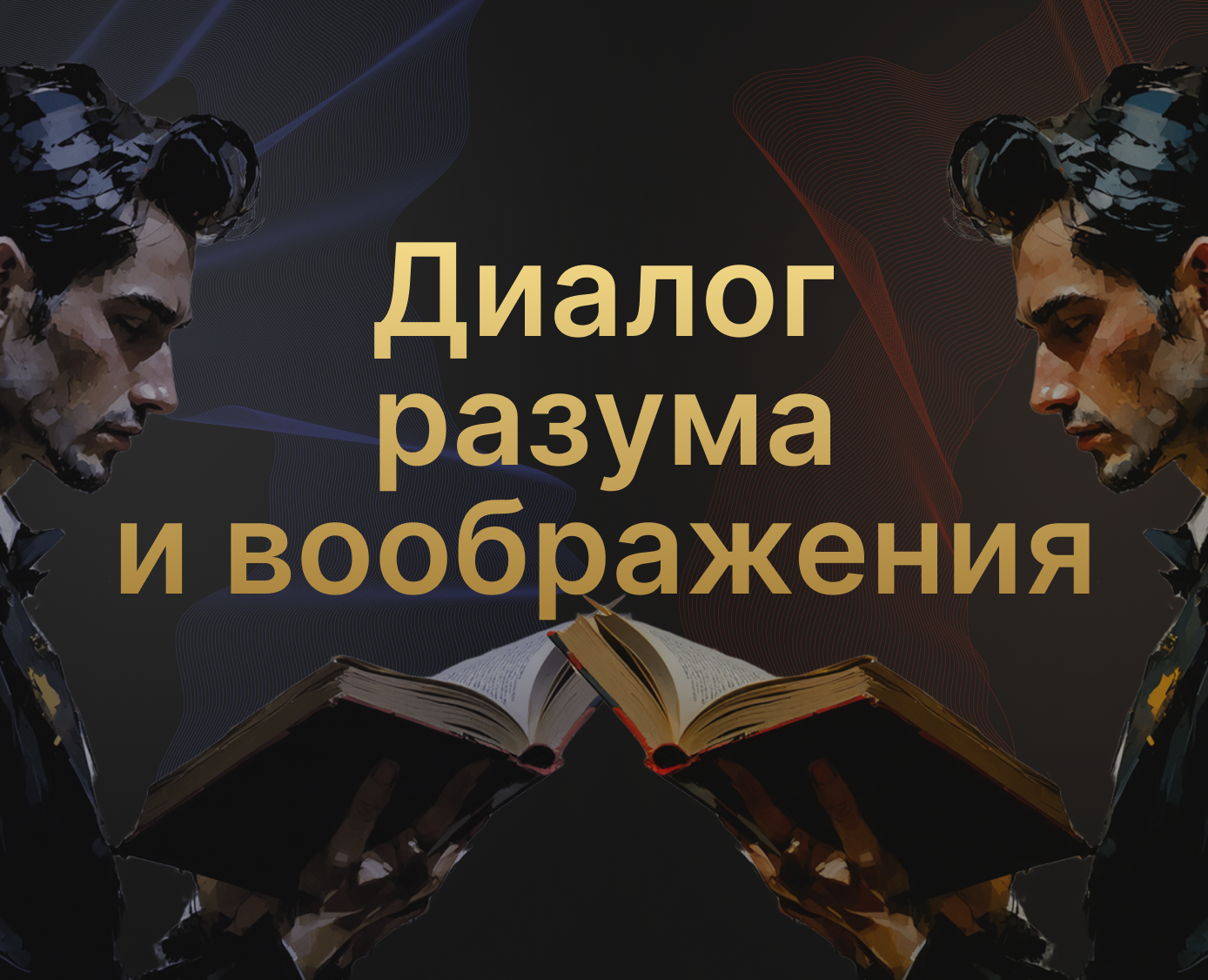 Диалог разума и воображения — Концепт постера на Dprofile