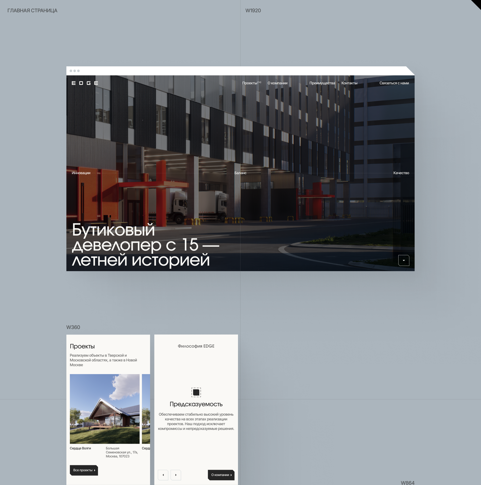 EDGE Development — Изображение №3 — Интерфейсы, Брендинг на Dprofile
