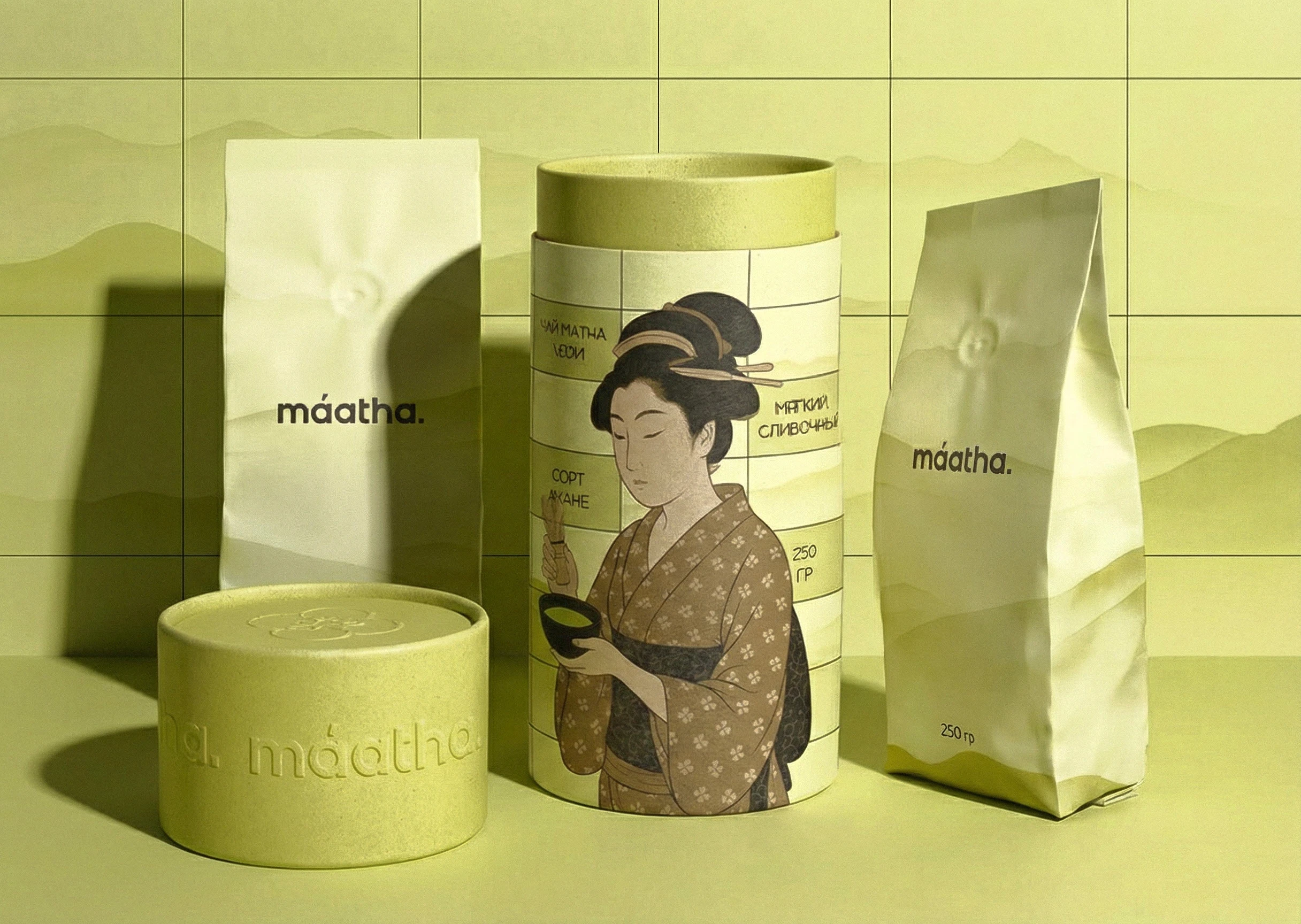 Фирменный стиль | сайт | матча "Maatha" — Изображение №4 — Брендинг на Dprofile