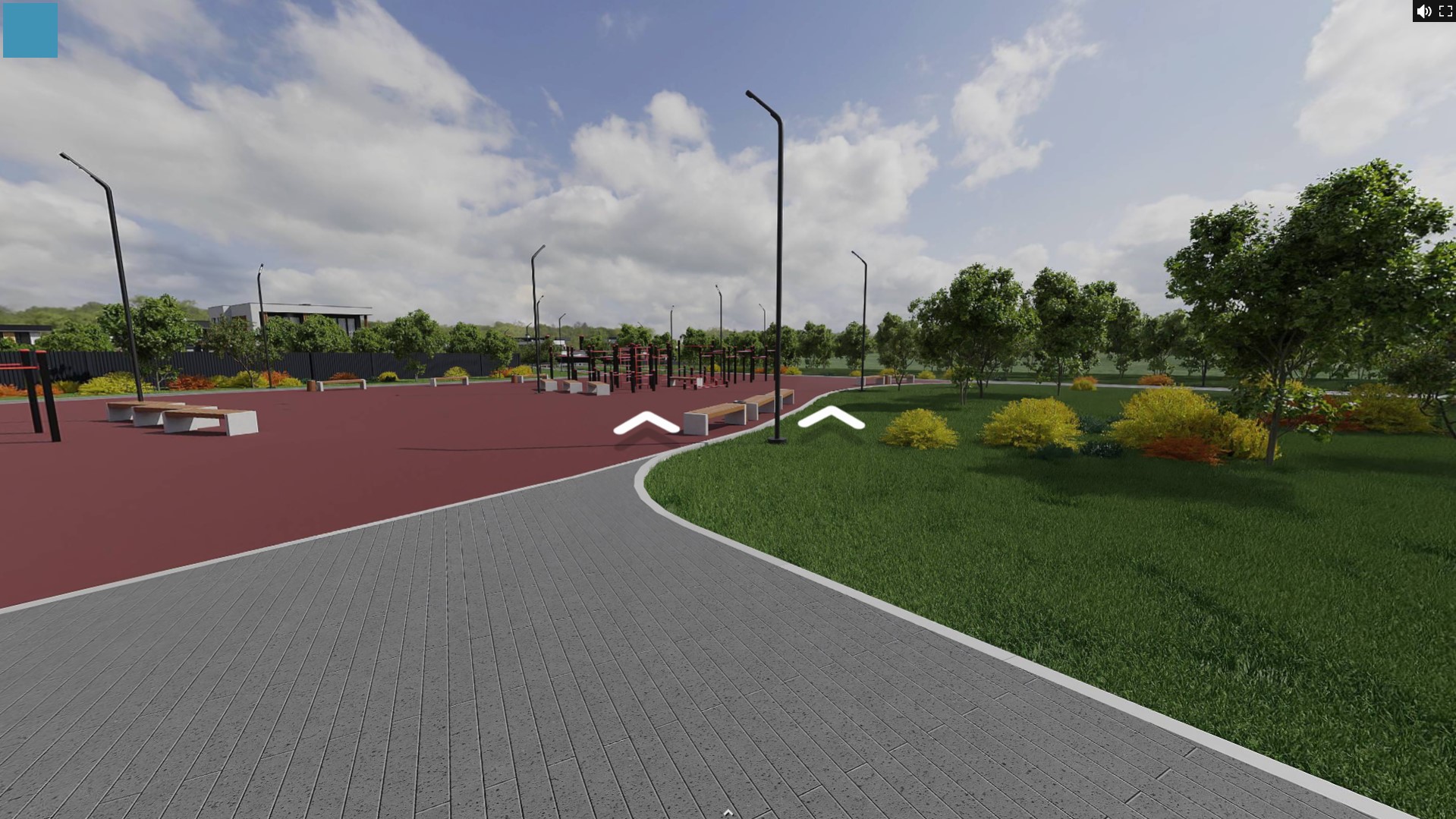 360° Виртуальный тур по коттеджному посёлку ПРИЗВАНИЕ — Изображение №9 — Интерфейсы, 3D на Dprofile