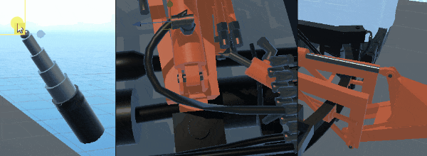 VR-симулятор управления спецтехникой — Изображение №15 — Интерфейсы, Анимация на Dprofile