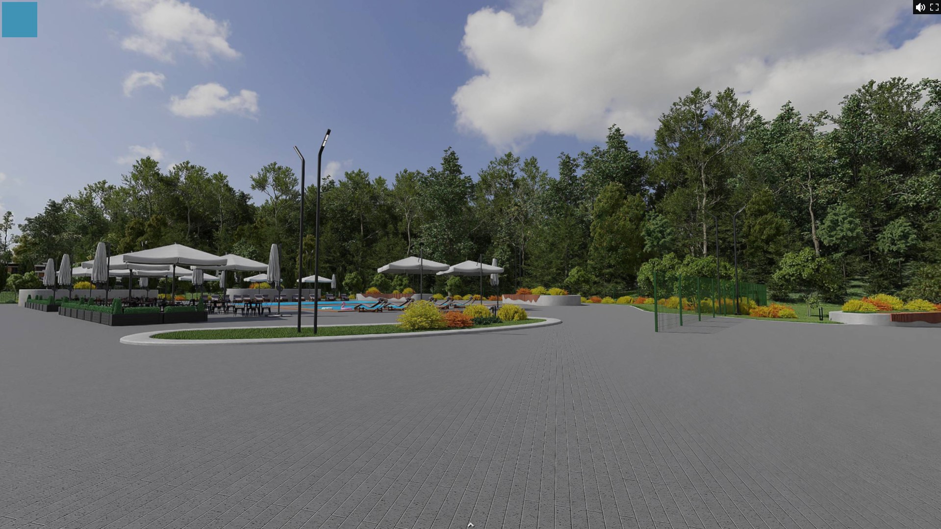 360° Виртуальный тур по коттеджному посёлку ПРИЗВАНИЕ — Изображение №14 — Интерфейсы, 3D на Dprofile