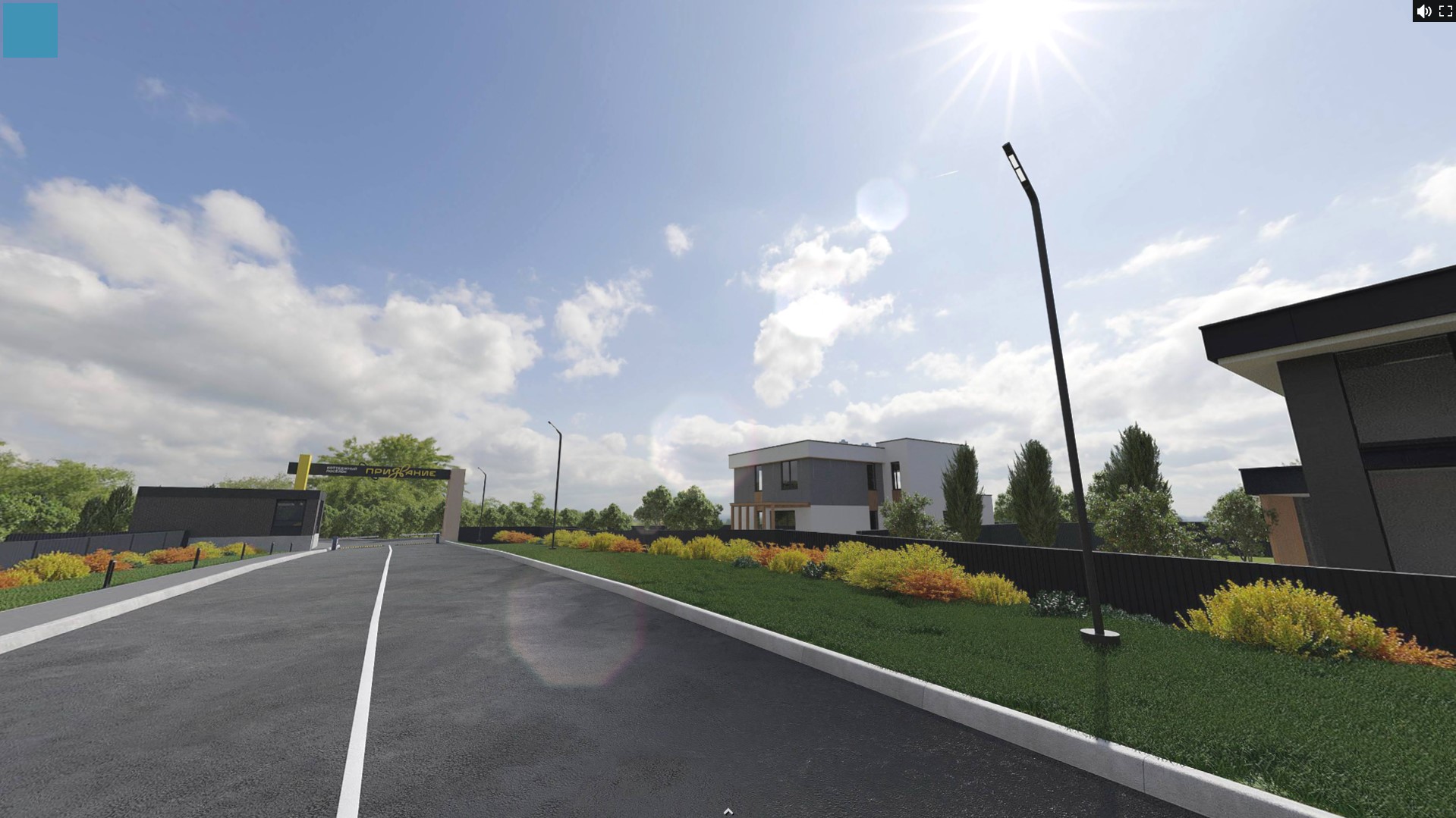 360° Виртуальный тур по коттеджному посёлку ПРИЗВАНИЕ — Изображение №10 — Интерфейсы, 3D на Dprofile