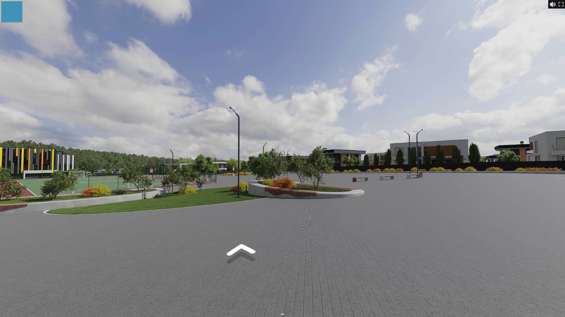 360° Виртуальный тур по коттеджному посёлку ПРИЗВАНИЕ — Изображение №16 — Интерфейсы, 3D на Dprofile