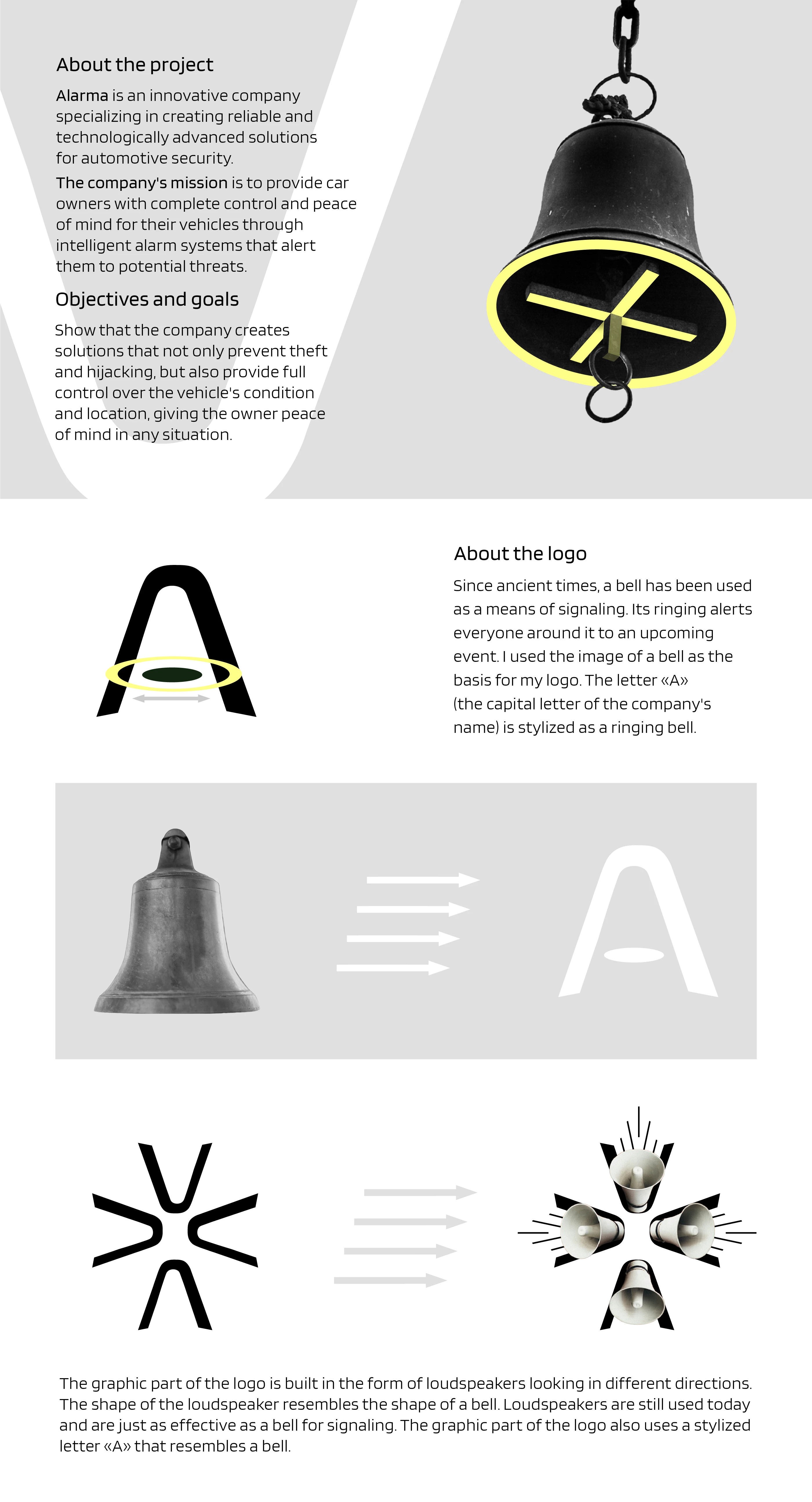 ALARMA - Visual Identity — Изображение №2 — Брендинг, Графика на Dprofile