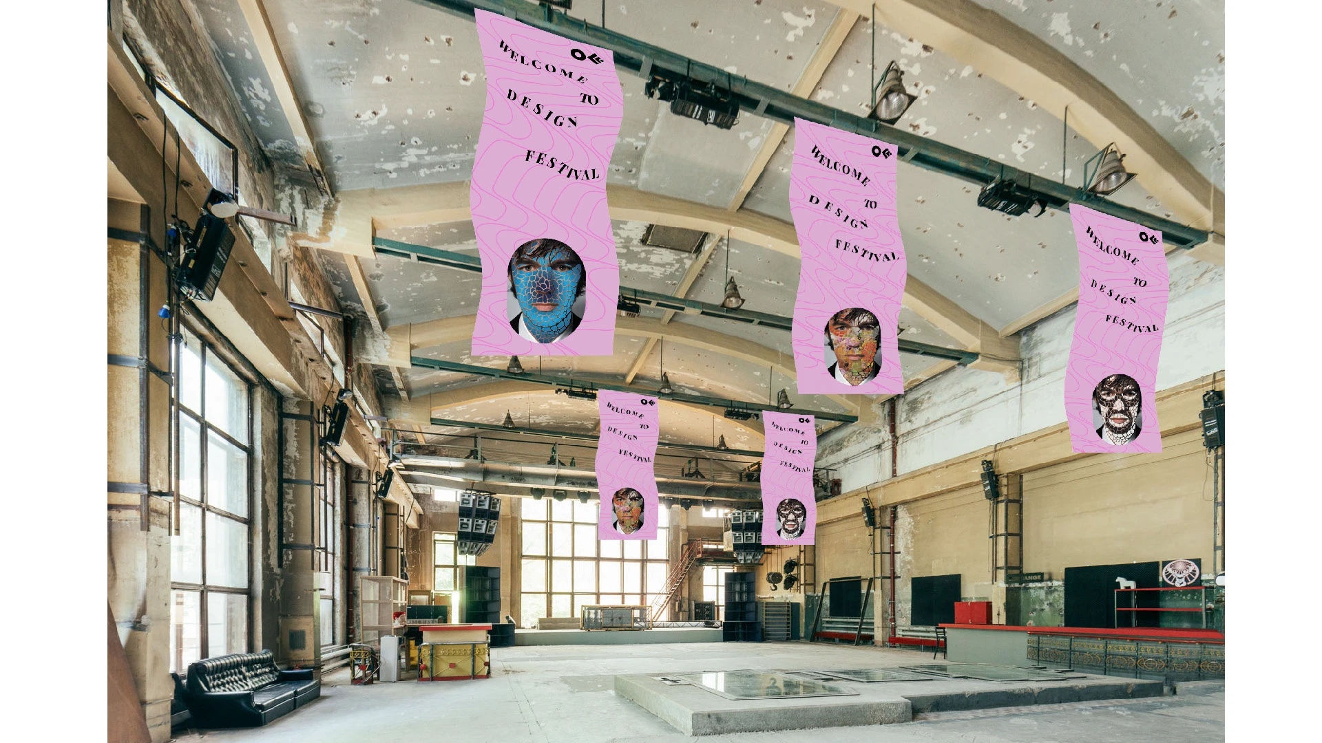 Фирменный стиль фестиваля дизайна OOOF Moscow — Изображение №8 — Брендинг, Графика на Dprofile