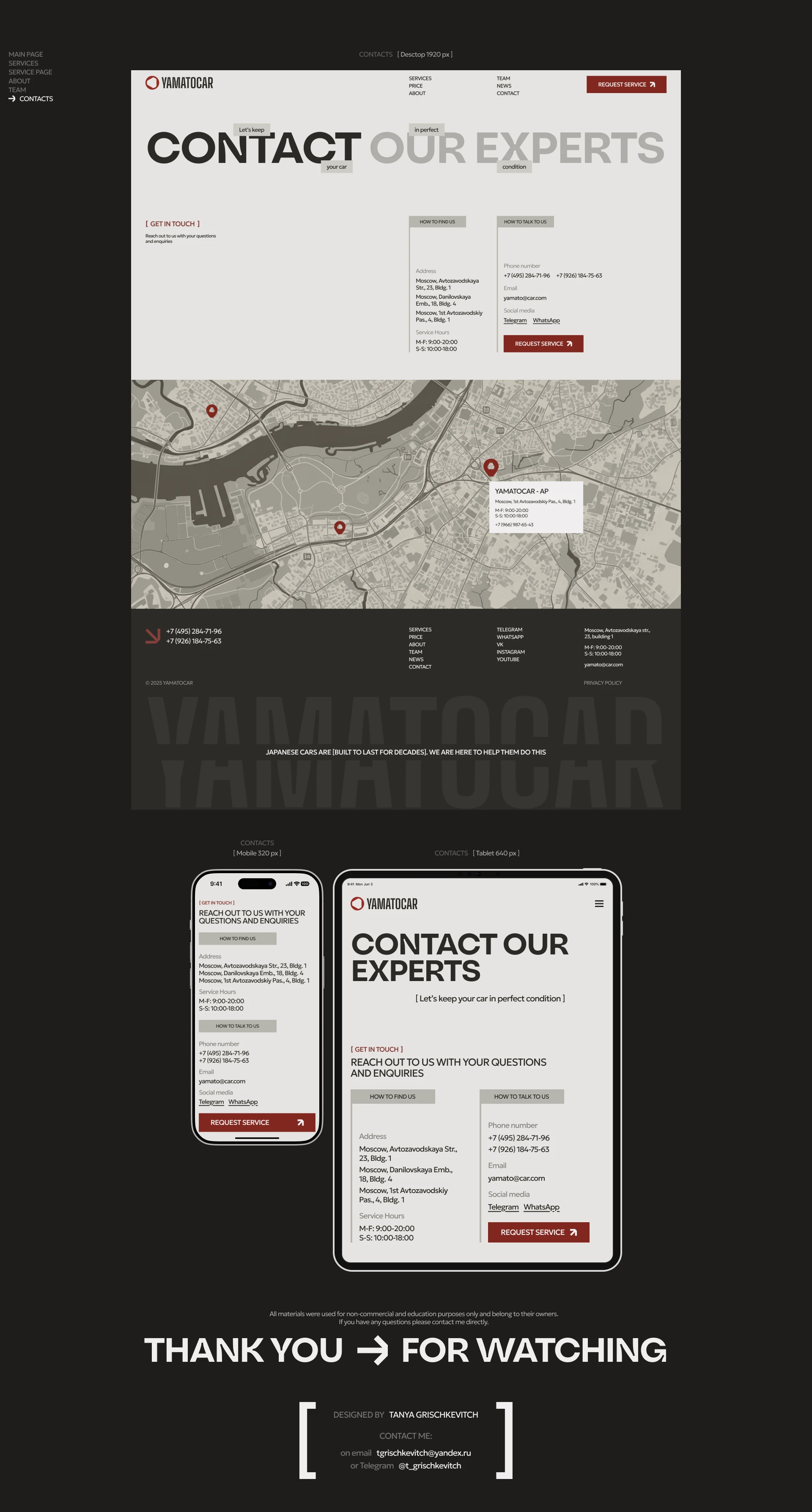 YAMATOCAR — Изображение №14 — Интерфейсы на Dprofile