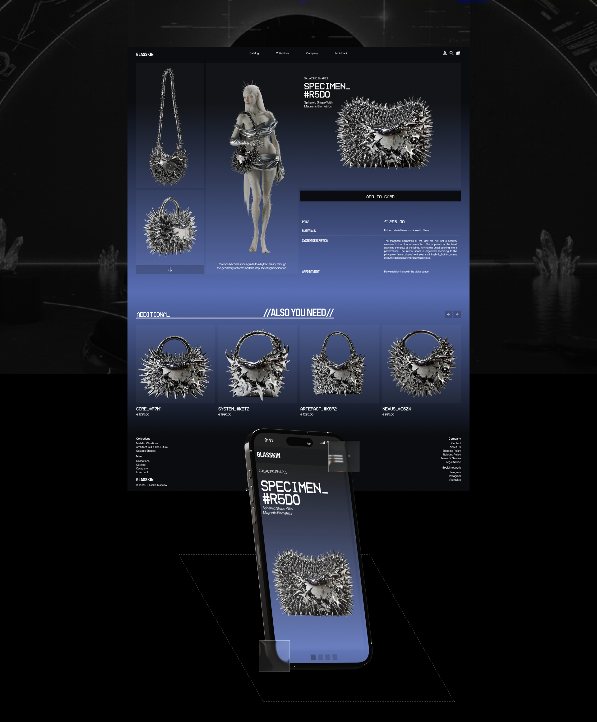 Glasskin  //Интернет-бутик сумок// — Изображение №8 — Интерфейсы, Брендинг на Dprofile