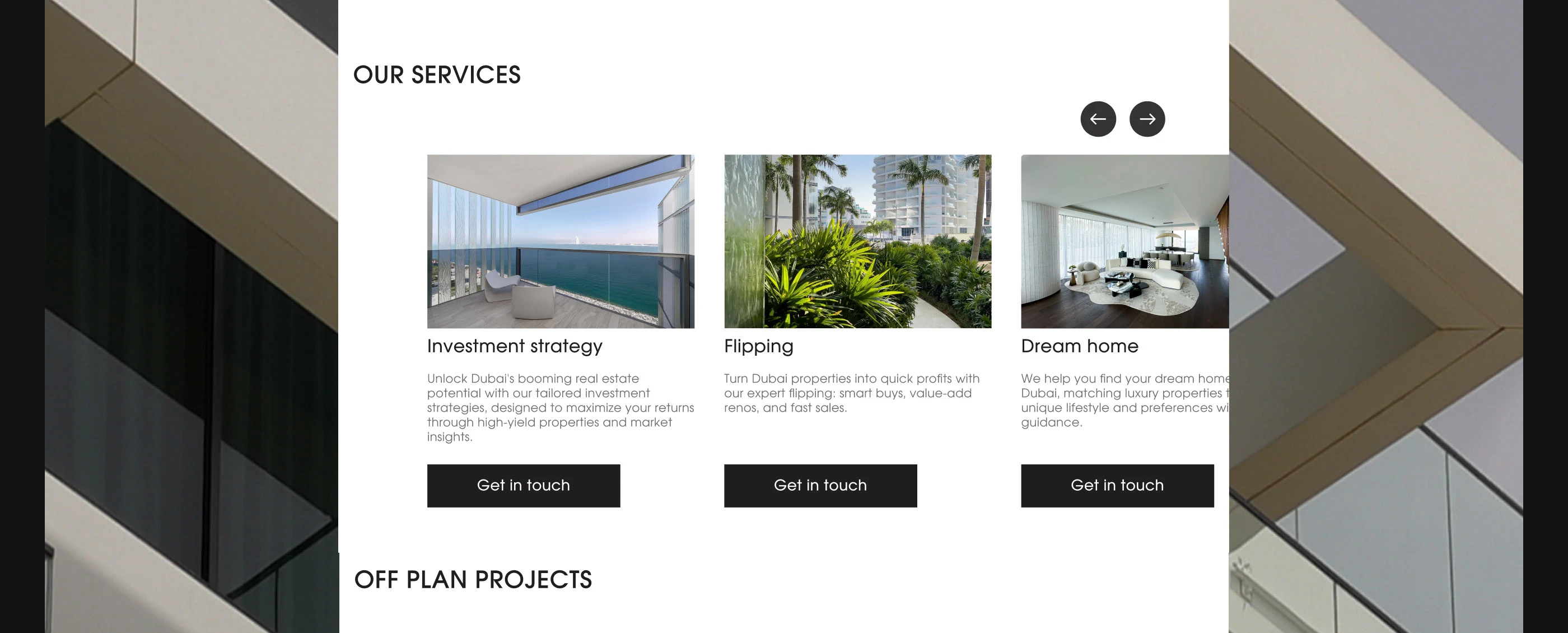 Сайт для агентства недвижимости — Изображение №4 — Интерфейсы, Брендинг на Dprofile