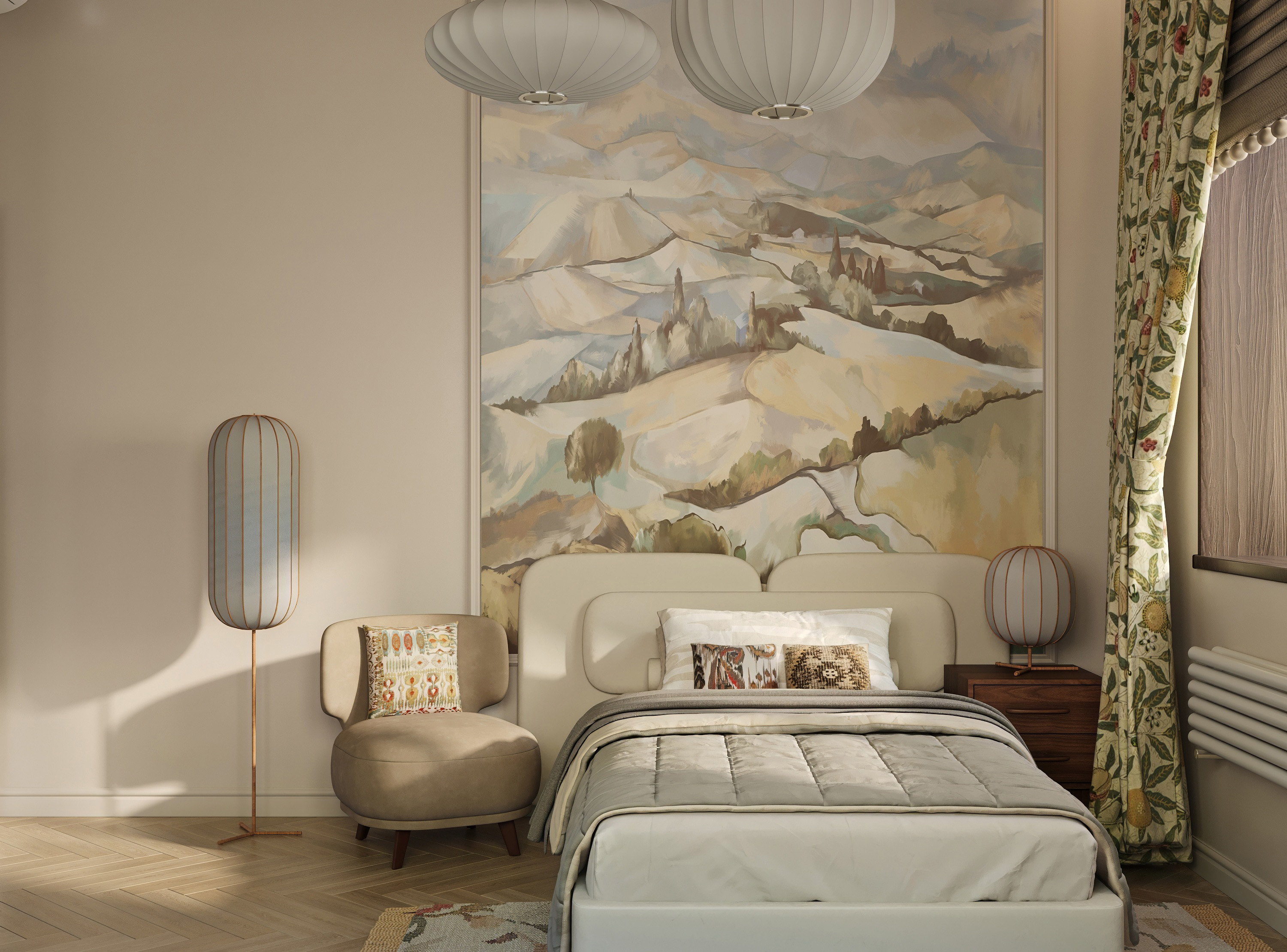 Детская в загородном доме — Изображение №1 — Иллюстрация, 3D на Dprofile