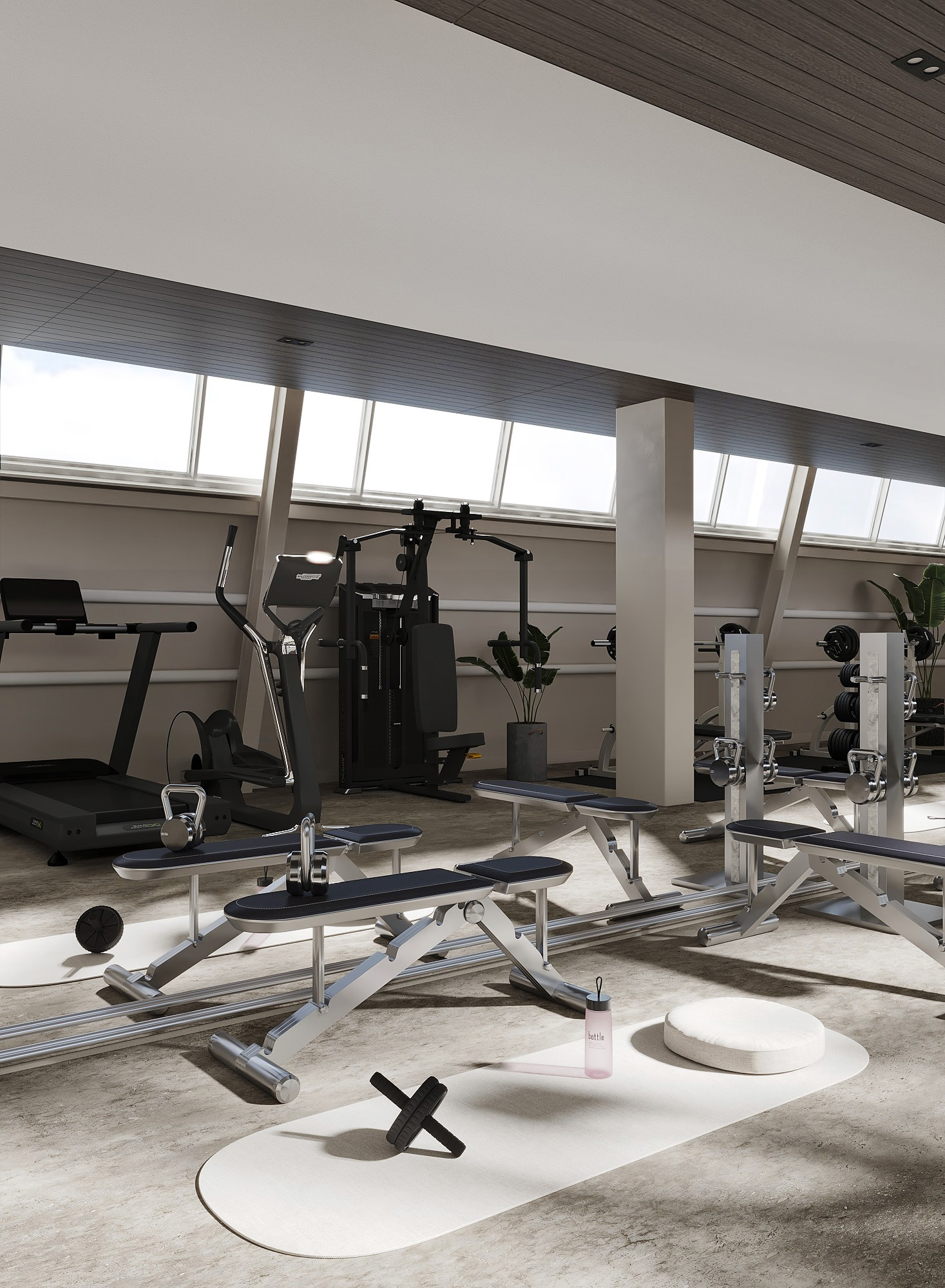 Физкультурно-оздоровительный комплекс, Москва — Изображение №6 — Иллюстрация, 3D на Dprofile