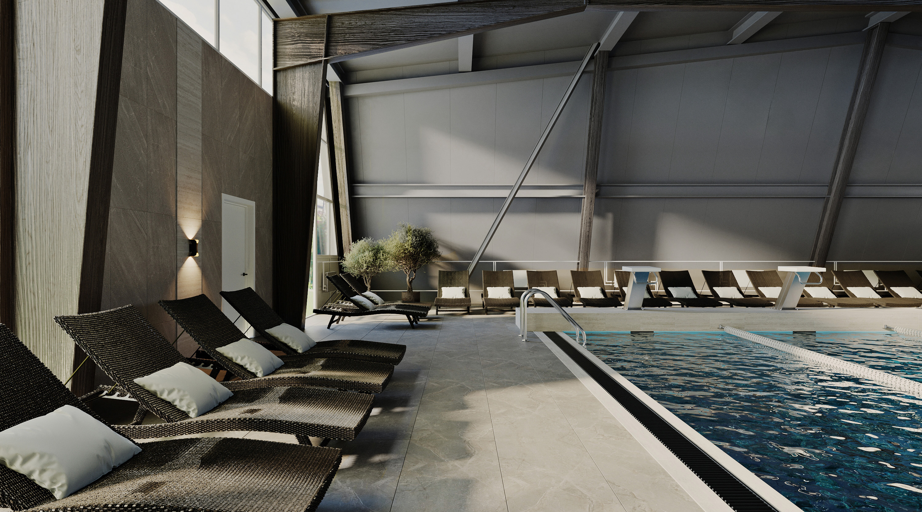 Физкультурно-оздоровительный комплекс, Москва — Изображение №2 — Иллюстрация, 3D на Dprofile