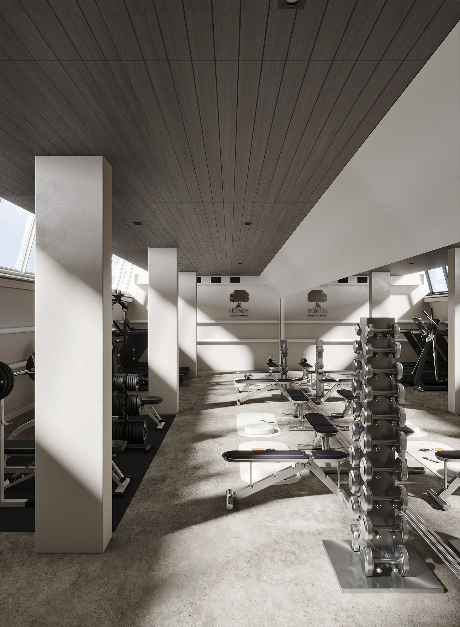 Физкультурно-оздоровительный комплекс, Москва — Изображение №8 — Иллюстрация, 3D на Dprofile