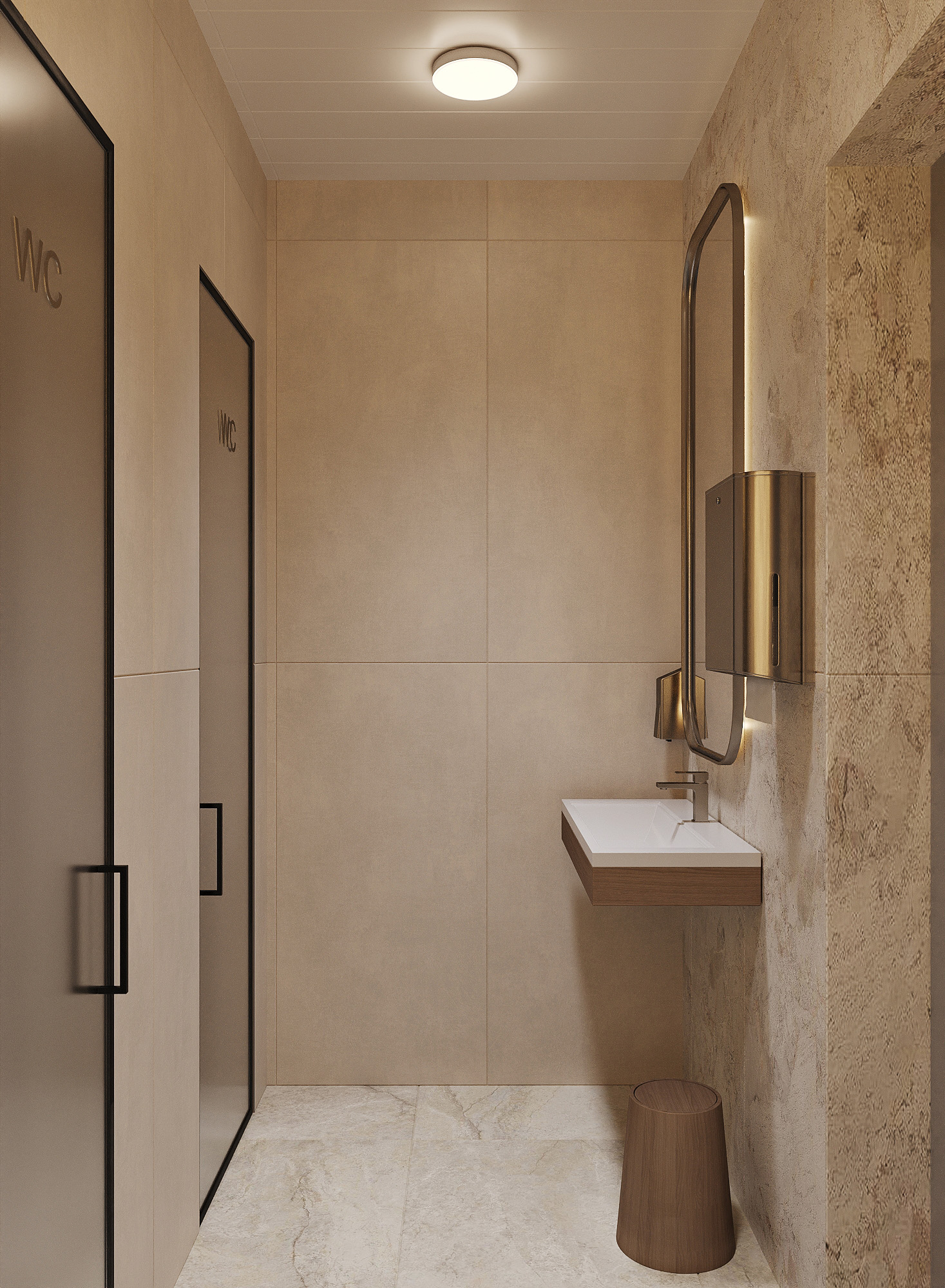 Физкультурно-оздоровительный комплекс, Москва — Изображение №16 — Иллюстрация, 3D на Dprofile