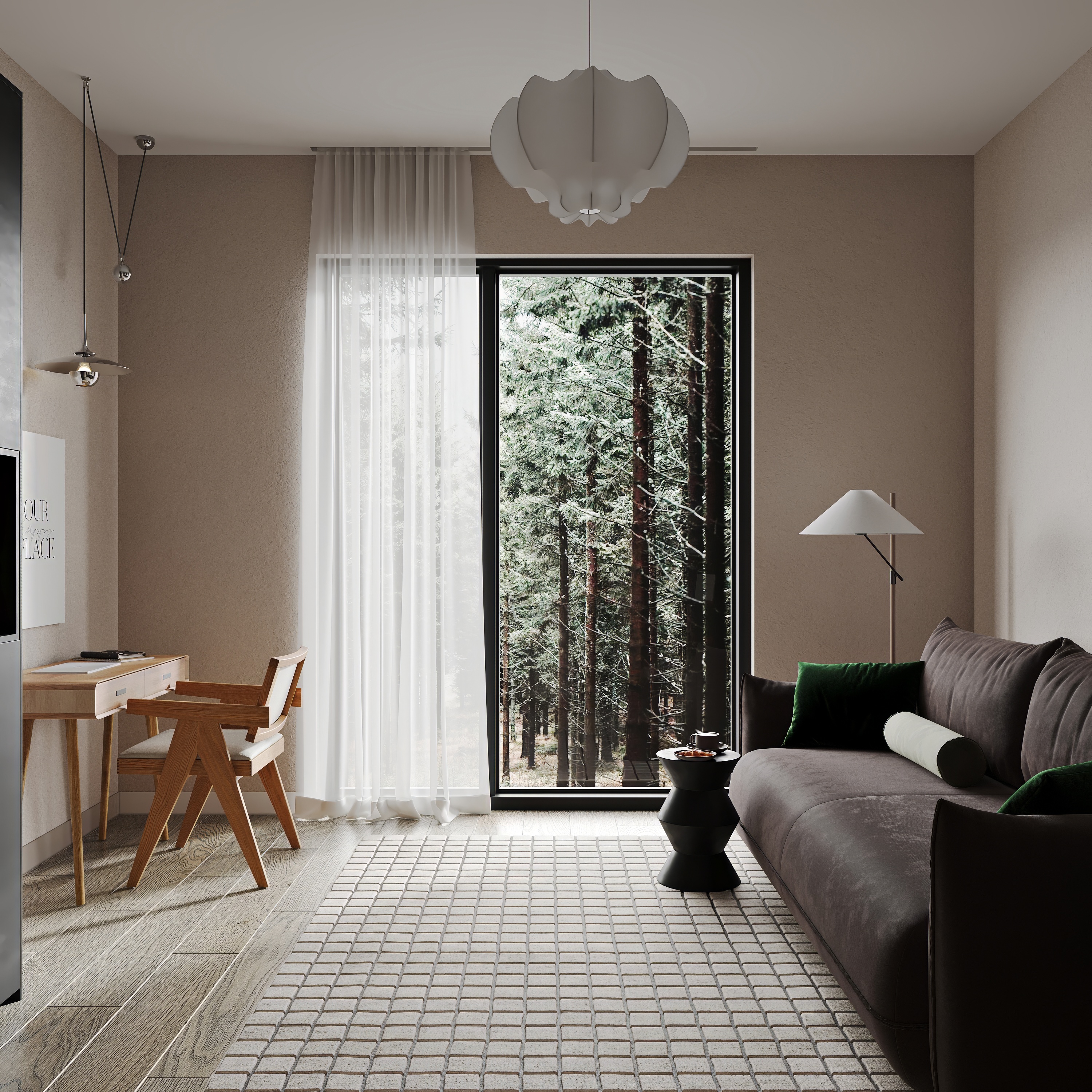 Загородный дом Зеленые кварталы — Изображение №8 — Иллюстрация, 3D на Dprofile