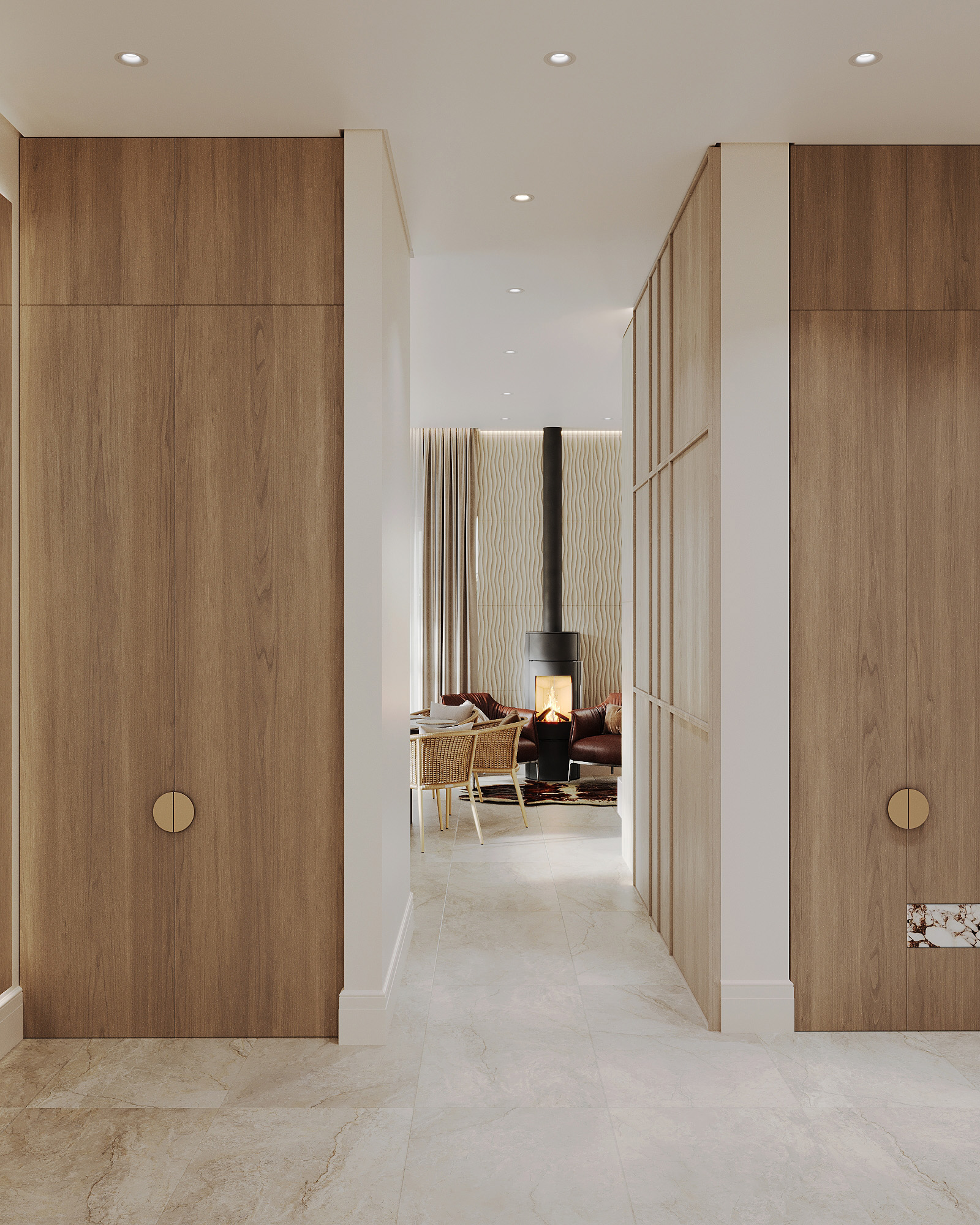3D визуализация | Кухня-гостиная — Изображение №9 — 3D, Архитектура на Dprofile