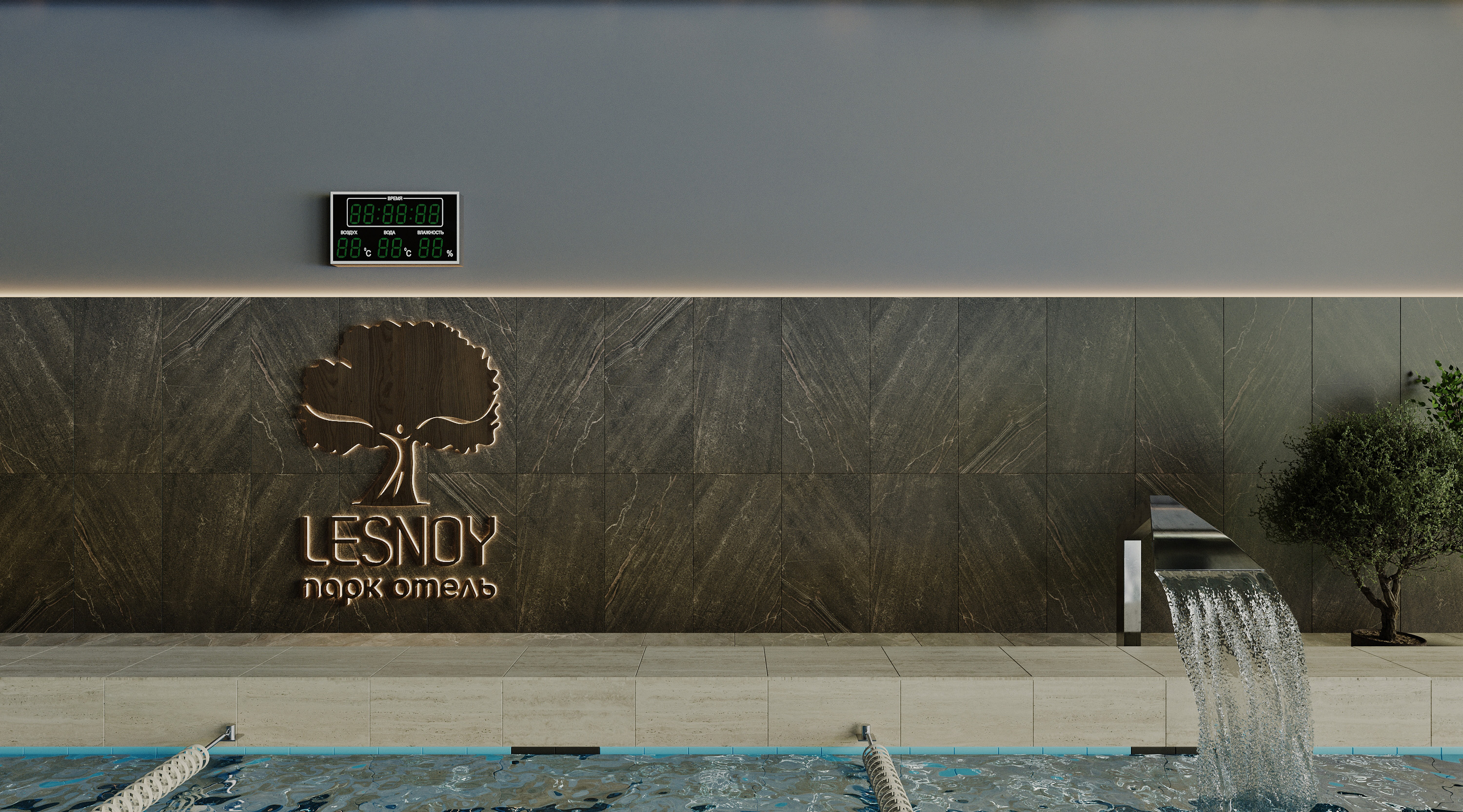 Физкультурно-оздоровительный комплекс, Москва — Изображение №5 — Иллюстрация, 3D на Dprofile