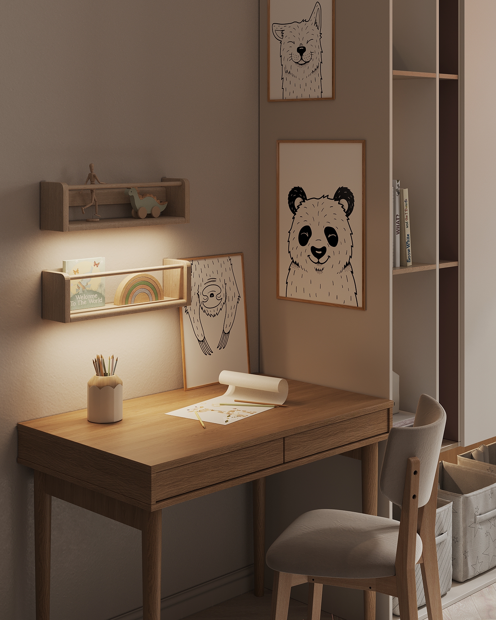 3D визуализация | Детская — Изображение №4 — 3D, Архитектура на Dprofile