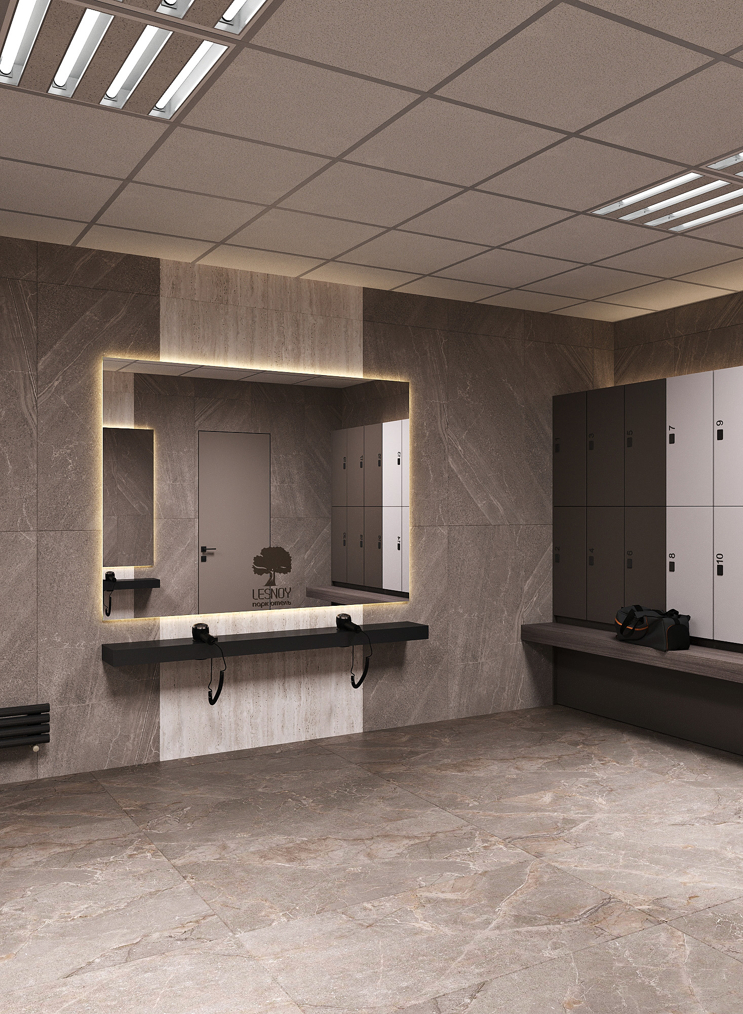 Физкультурно-оздоровительный комплекс, Москва — Изображение №21 — Иллюстрация, 3D на Dprofile