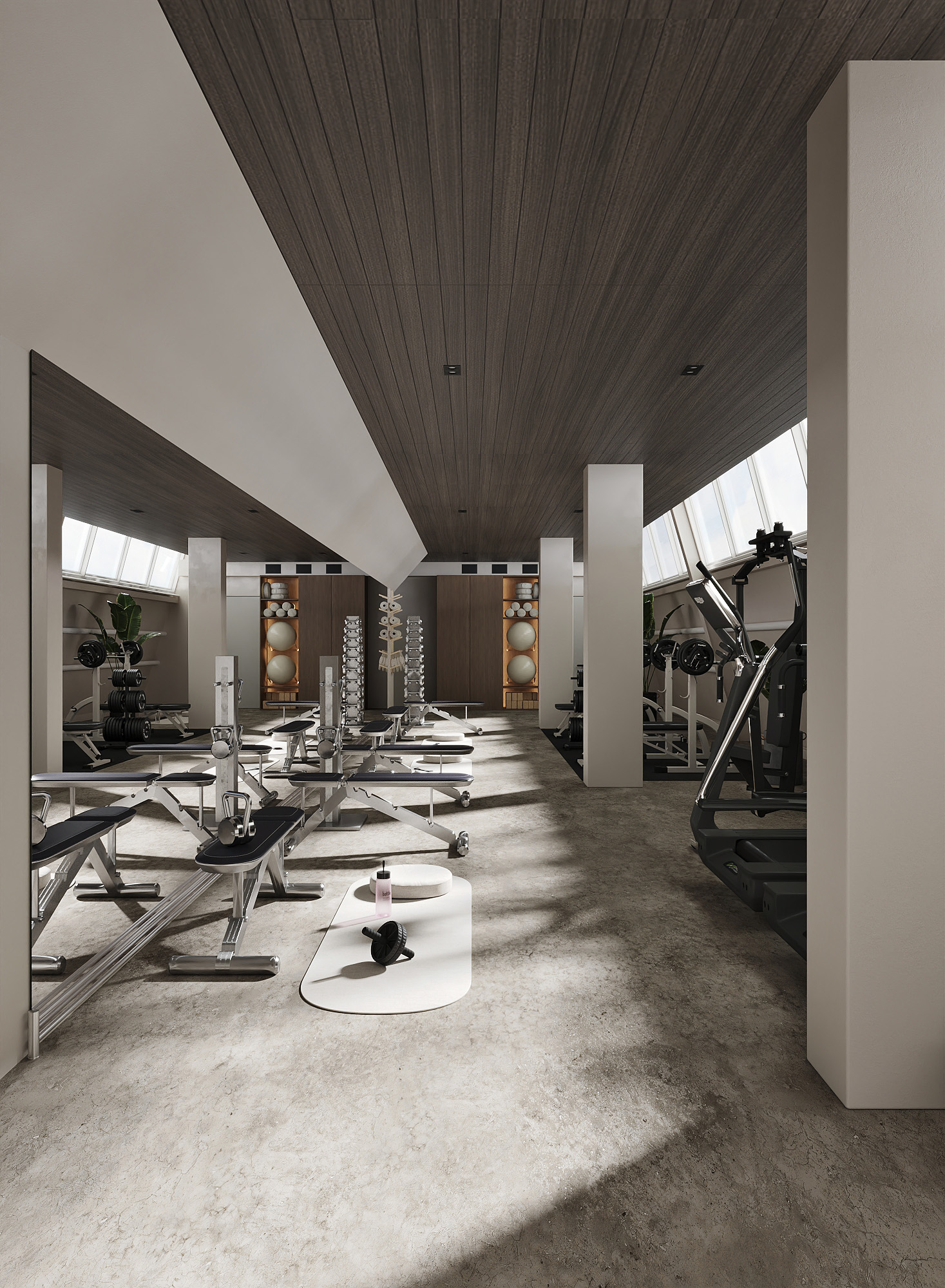 Физкультурно-оздоровительный комплекс, Москва — Изображение №9 — Иллюстрация, 3D на Dprofile