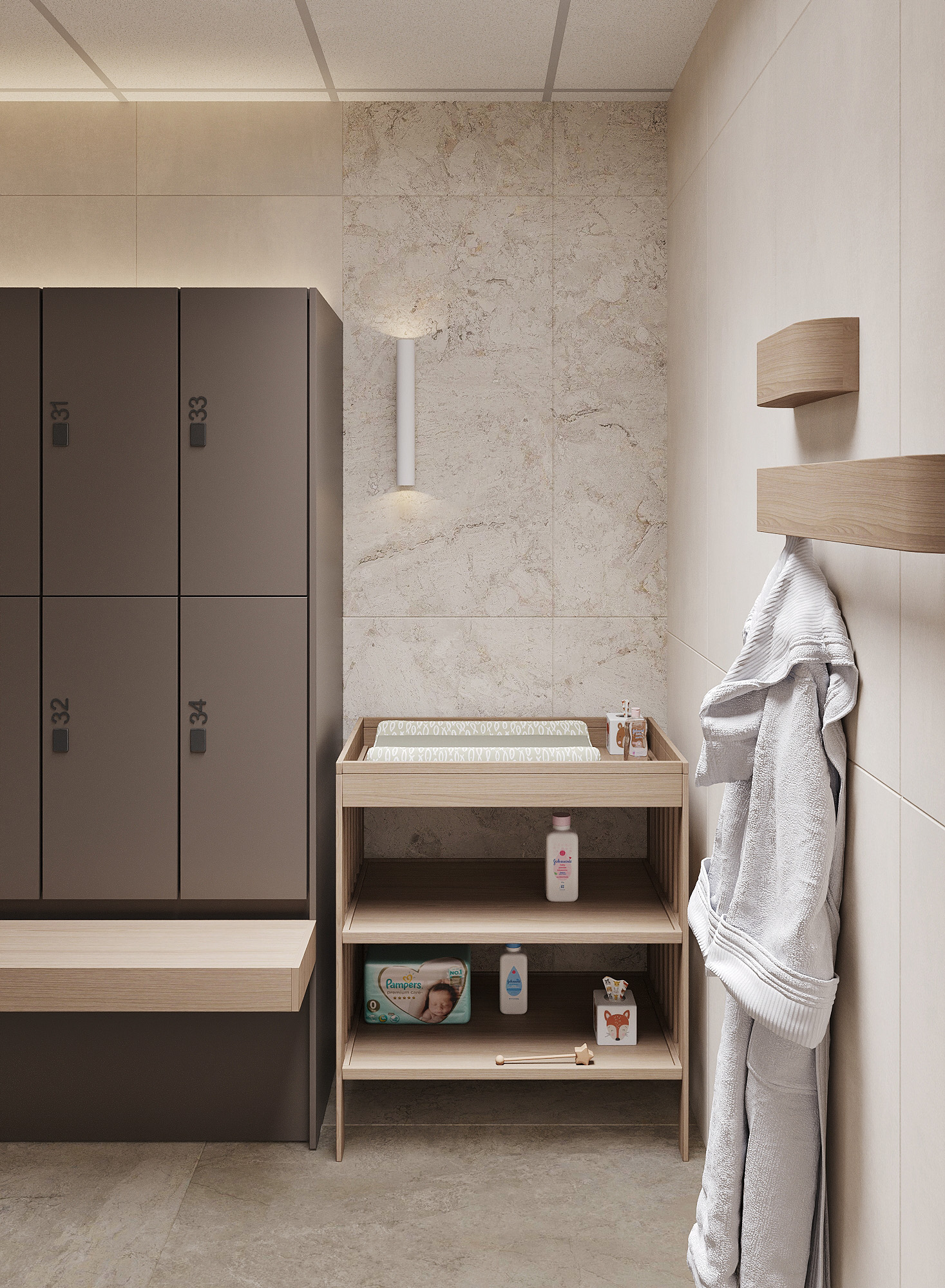 Физкультурно-оздоровительный комплекс, Москва — Изображение №15 — Иллюстрация, 3D на Dprofile