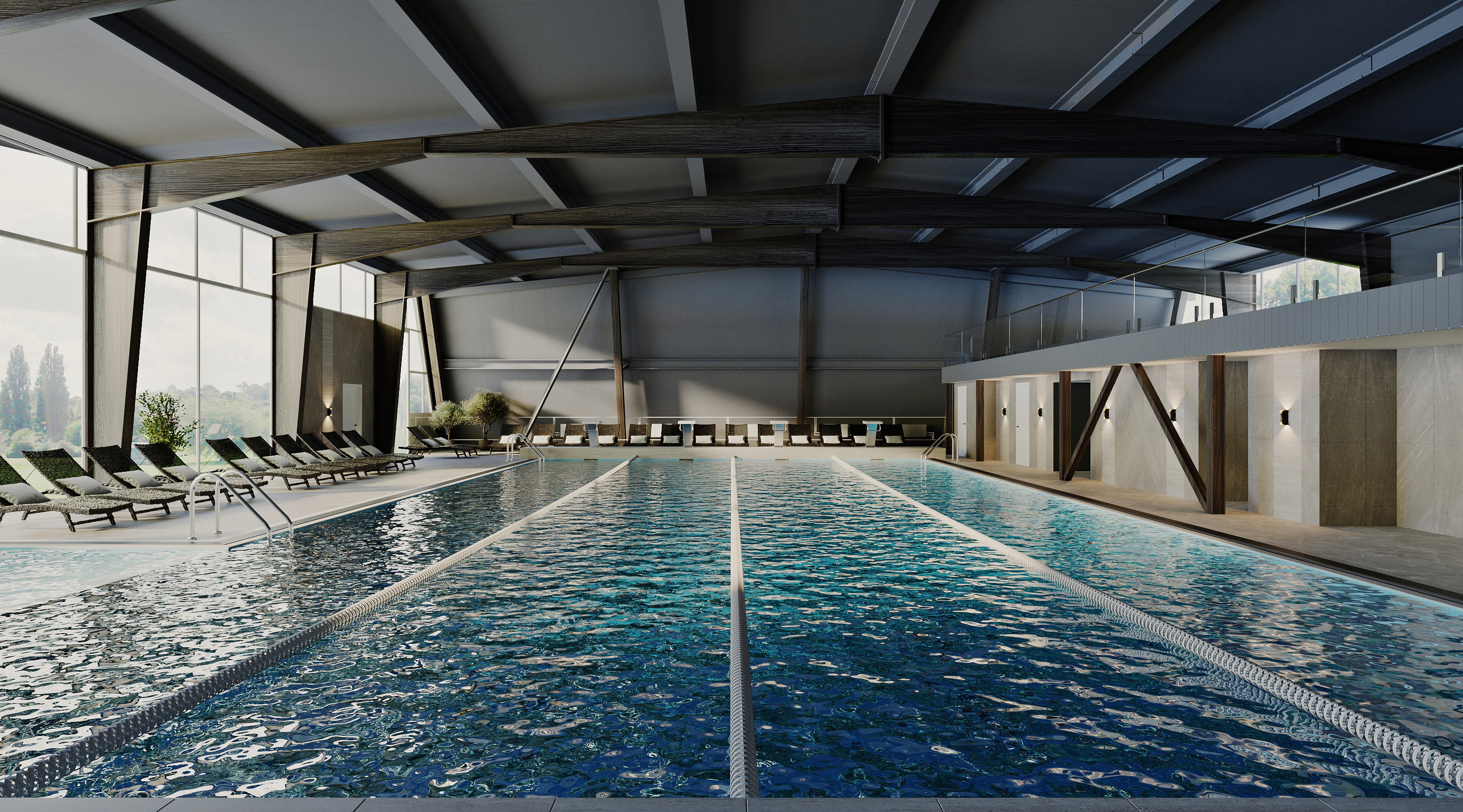 Физкультурно-оздоровительный комплекс, Москва — Изображение №1 — Иллюстрация, 3D на Dprofile