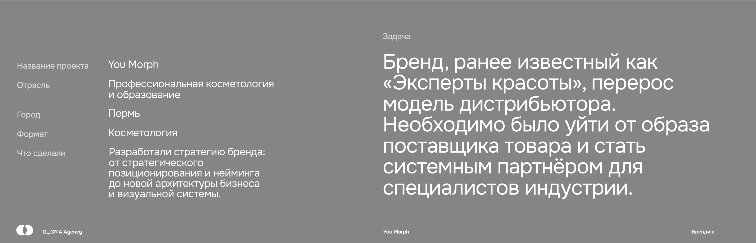 You Morph — Изображение №2 — Брендинг, Маркетинг на Dprofile