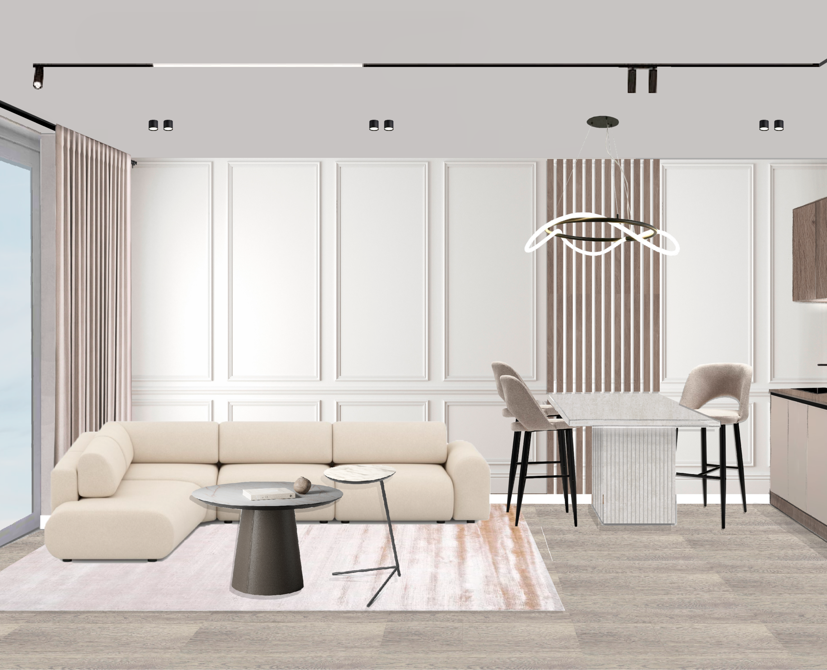 Коллаж гостиной на Dprofile