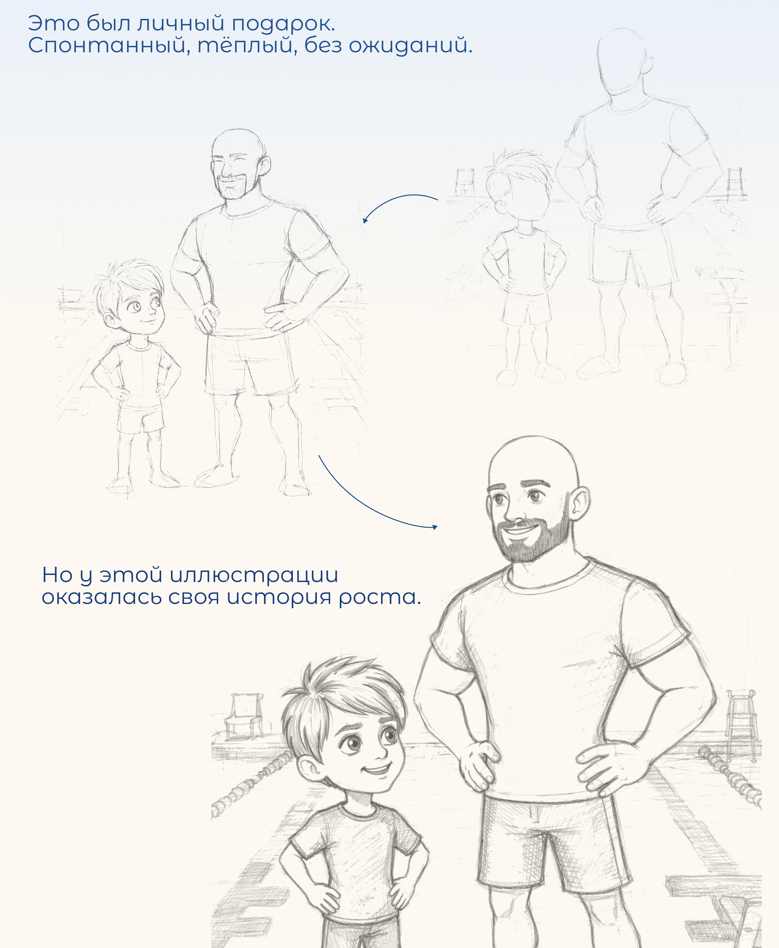 Иллюстрация → маскот для школы плавания "Моя стихия" — Изображение №2 — Брендинг, Иллюстрация на Dprofile