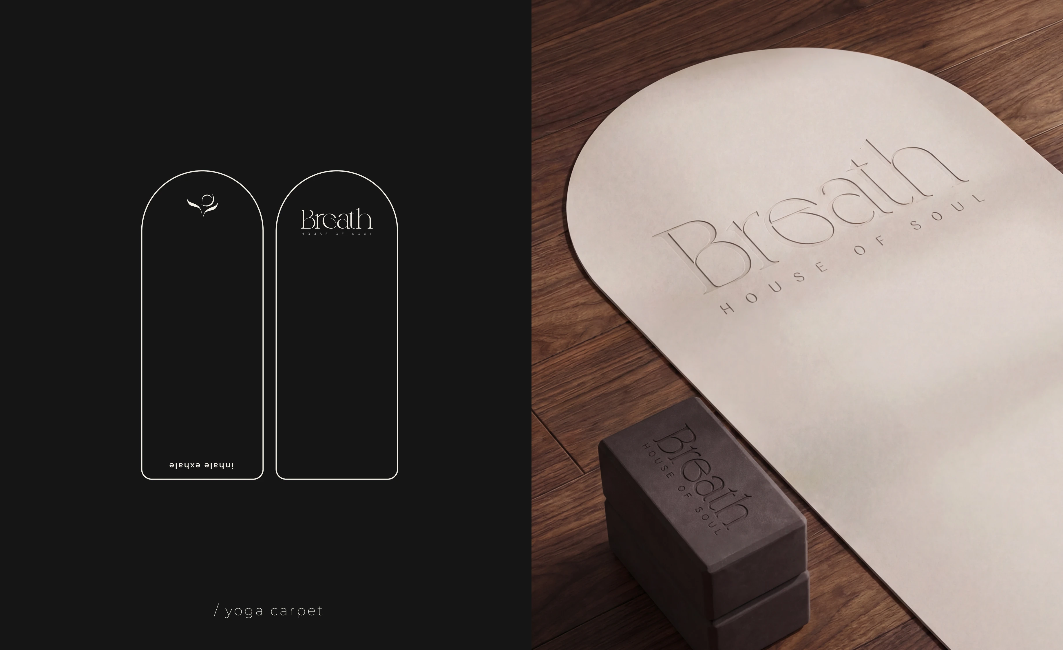 Breath - айдентика для студии йоги и спа — Изображение №7 — Брендинг на Dprofile