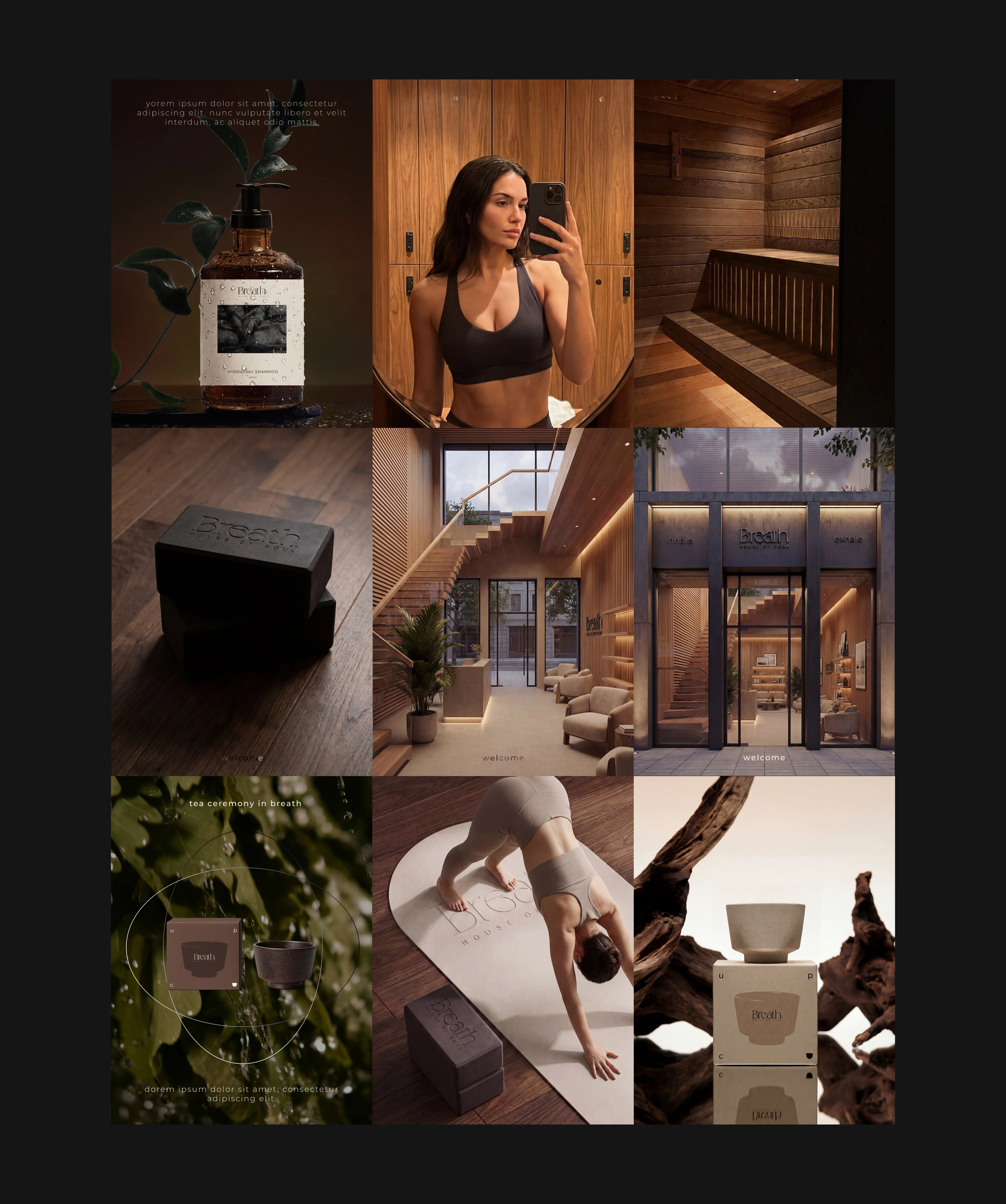 Breath - айдентика для студии йоги и спа — Изображение №17 — Брендинг на Dprofile
