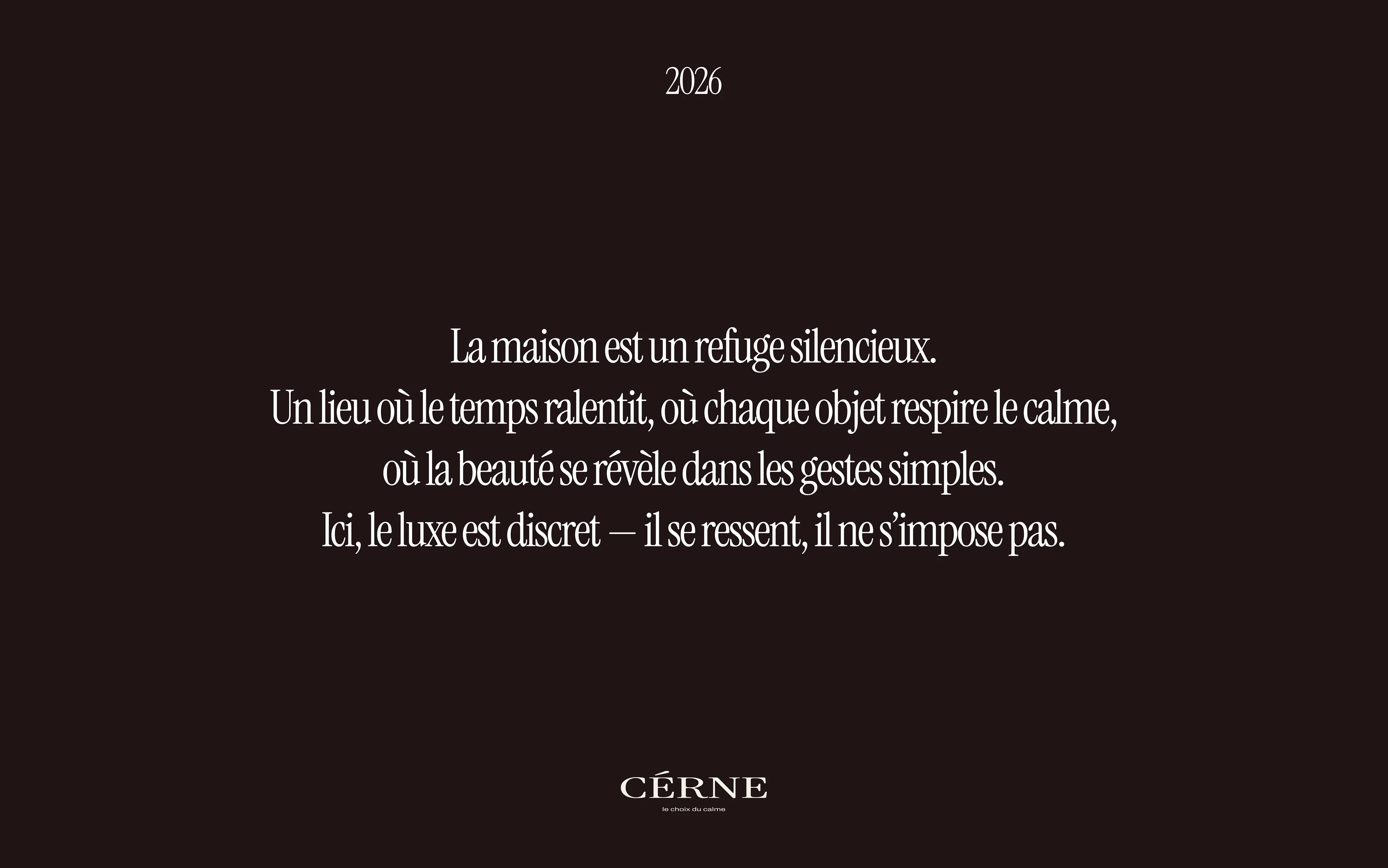 CÉRNE — quiet luxury brand concept — Изображение №11 — Брендинг на Dprofile