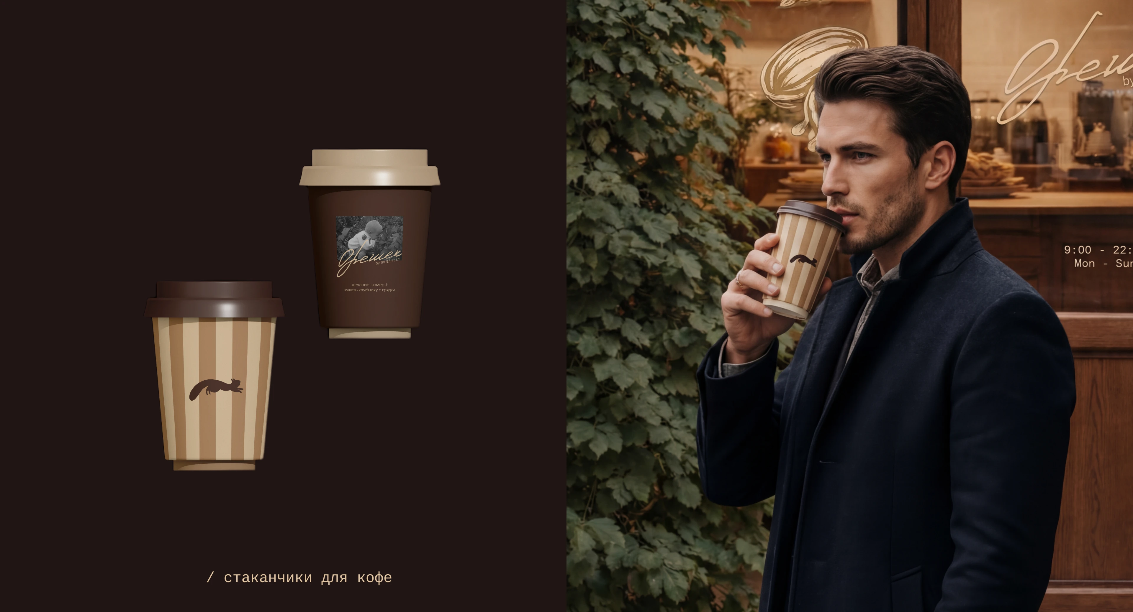 Орешек - Café Brand Identity & Visual System — Изображение №6 — Брендинг на Dprofile