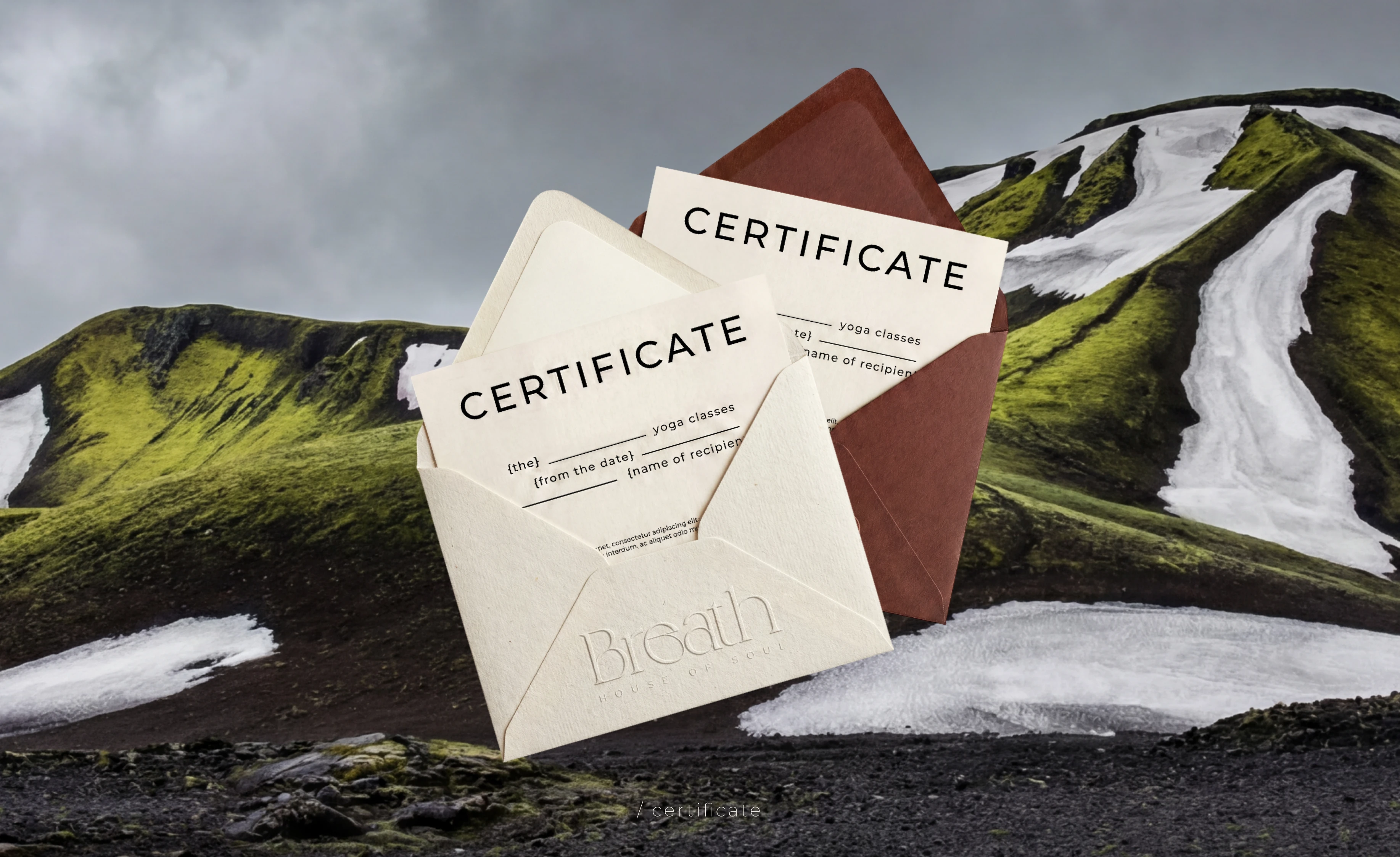 Breath - айдентика для студии йоги и спа — Изображение №18 — Брендинг на Dprofile