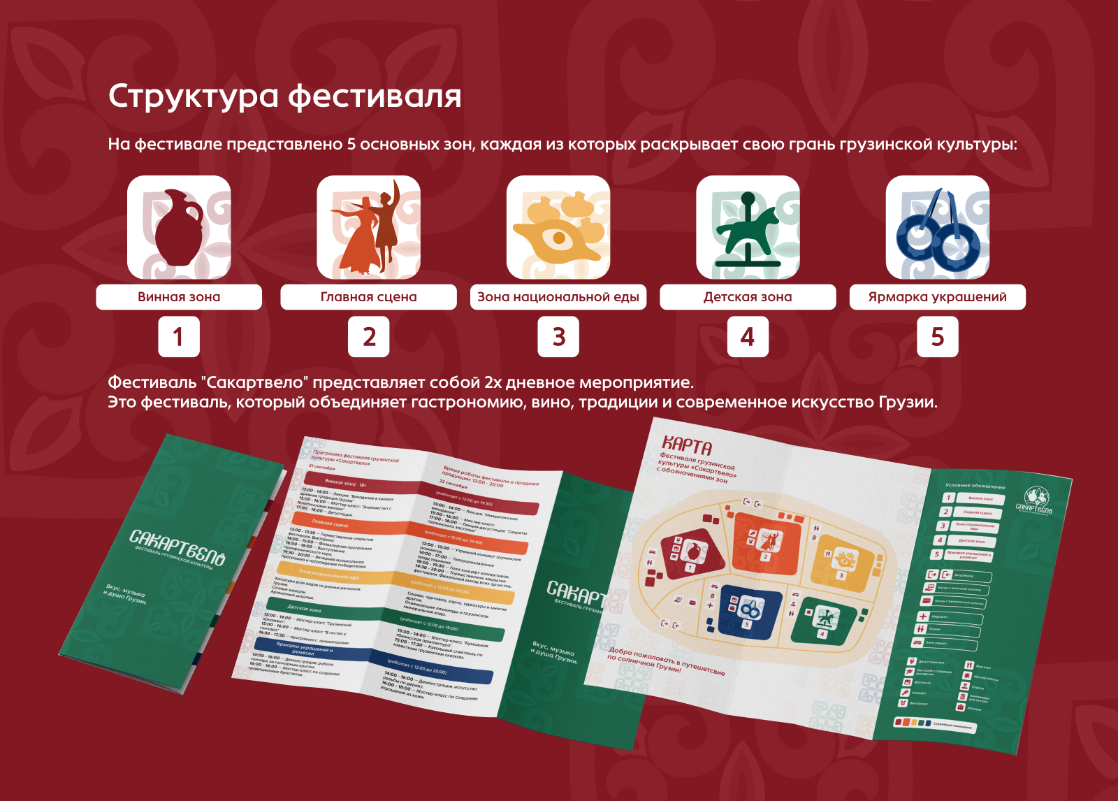 Айдентика для фестиваля грузинской культуры "Сакартвело" — Изображение №10 — Брендинг, Графика на Dprofile