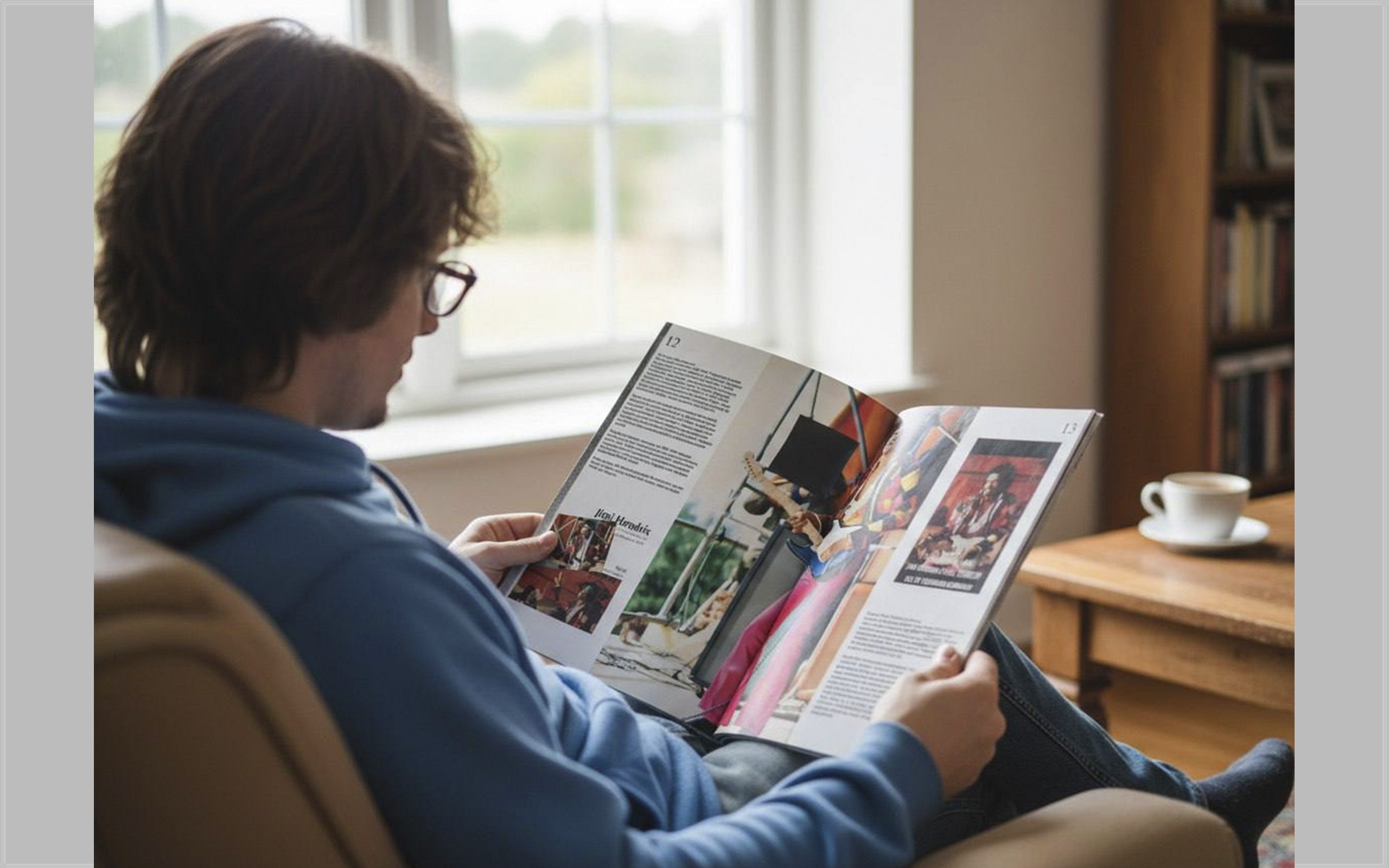 Журнал "Вне времени" о легендах музыки ( Джими Хендрикс) — Изображение №20 — Графика на Dprofile