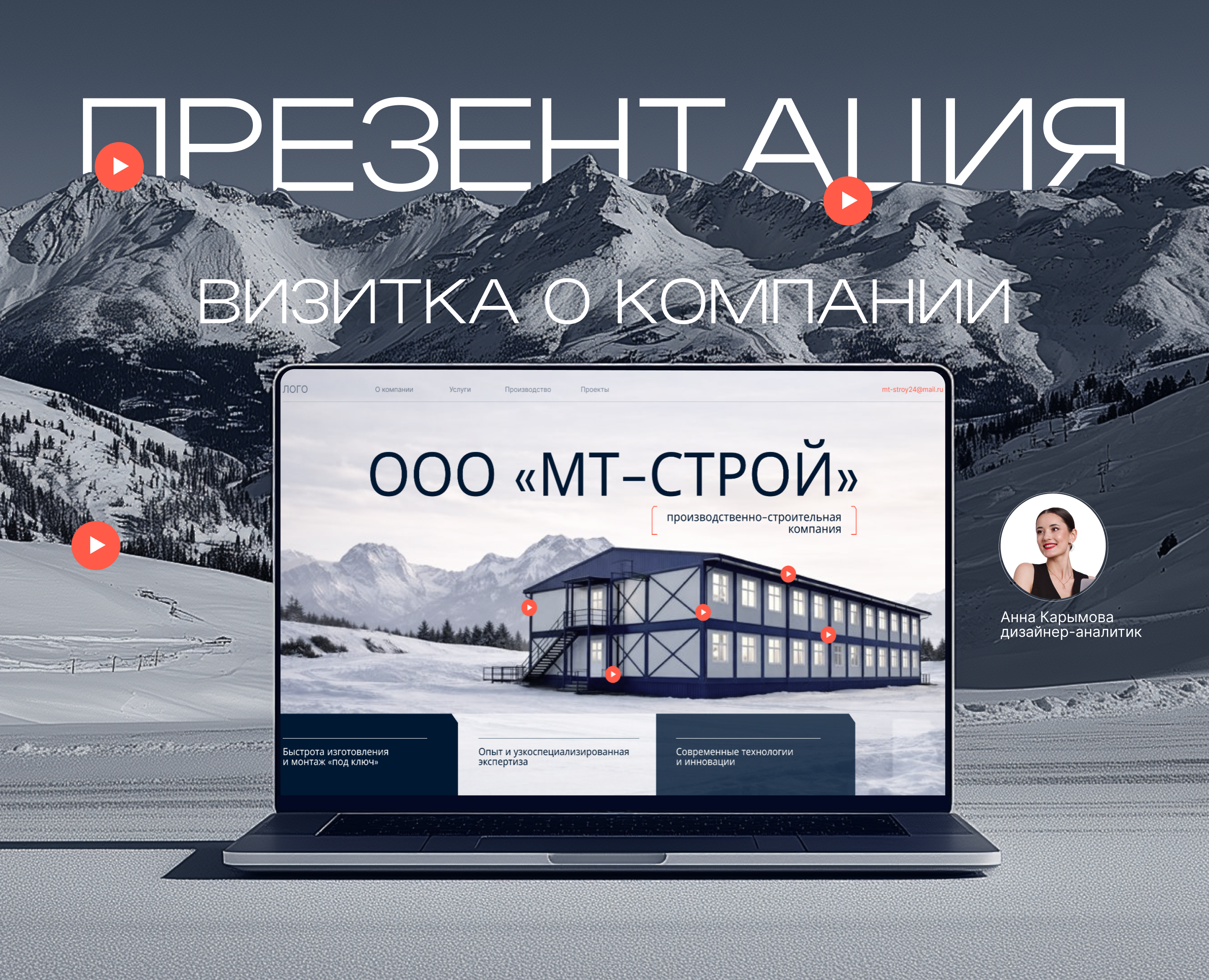 Корпоративная презентация|Строительство на Dprofile